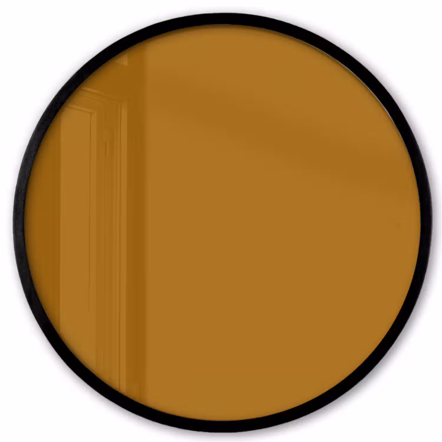 Ocre - Gold - Geel Fotolijst rond zonder passe partout klein 856 -3d
