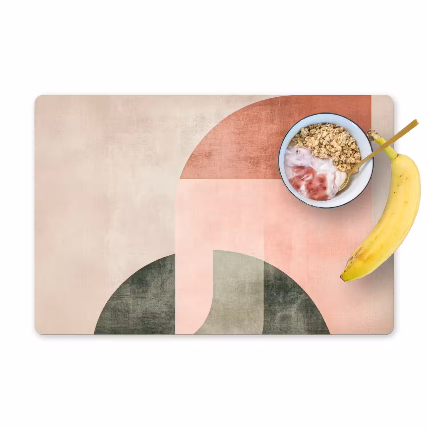 Cirkel - Abstract - Roze Placemat vinyl groot -zzzproduct_Kitchenyeah-website