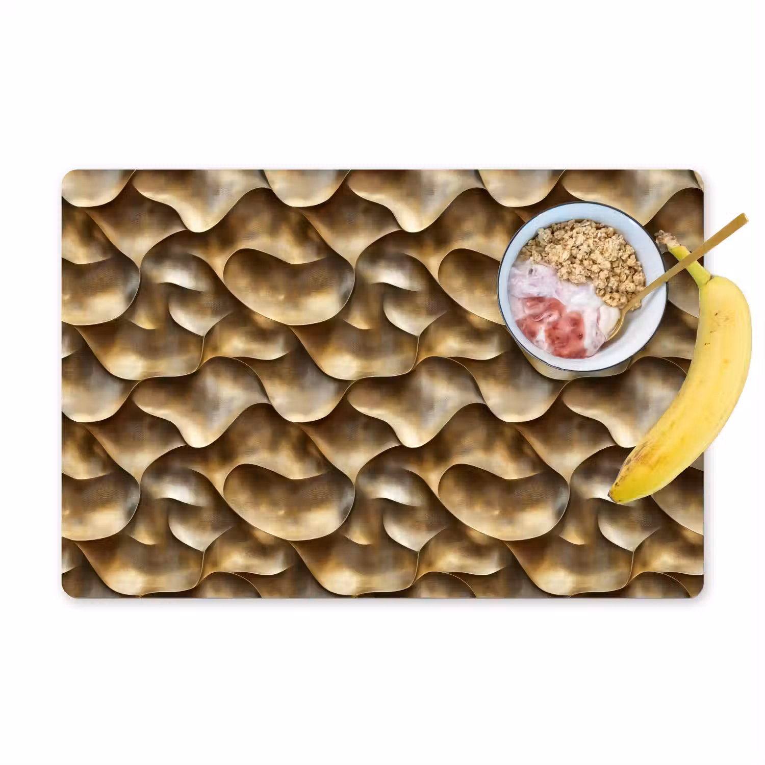 Abstract - Antiek - Goud Placemat vinyl groot 368 -zzzproduct_Kitchenyeah-website