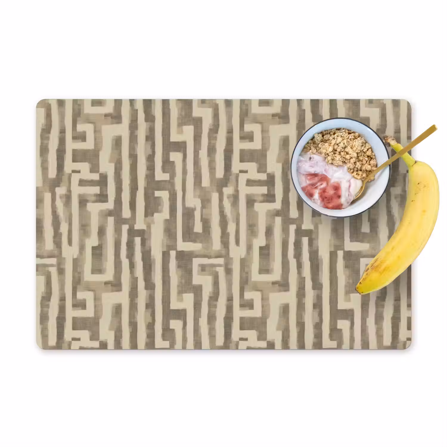 Abstract - Geometrisch - Groen Placemat vinyl groot 368 -zzzproduct_Kitchenyeah-website