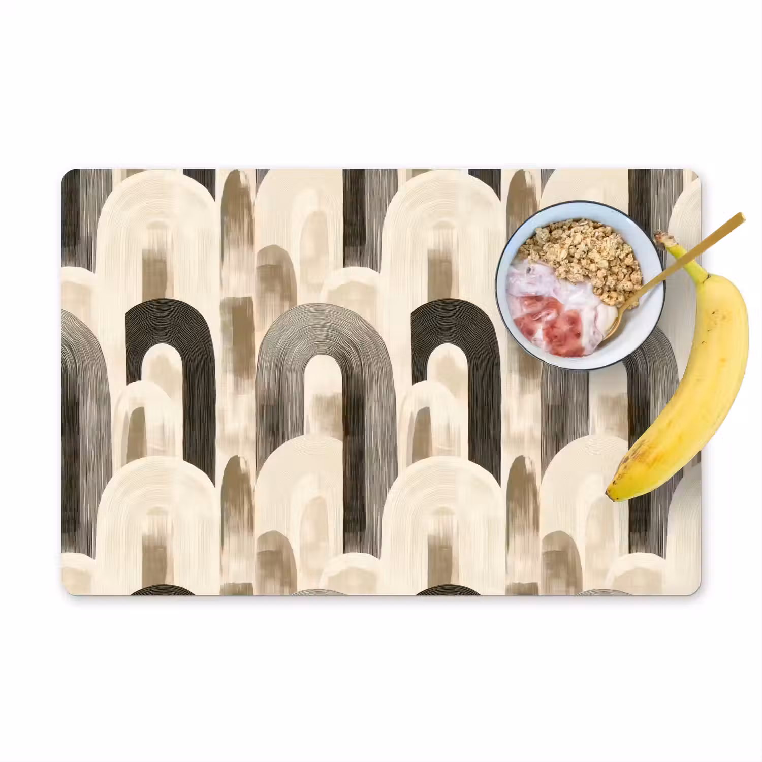 Abstract - Patroon - Bogen Placemat vinyl groot 368 -zzzproduct_Kitchenyeah-website