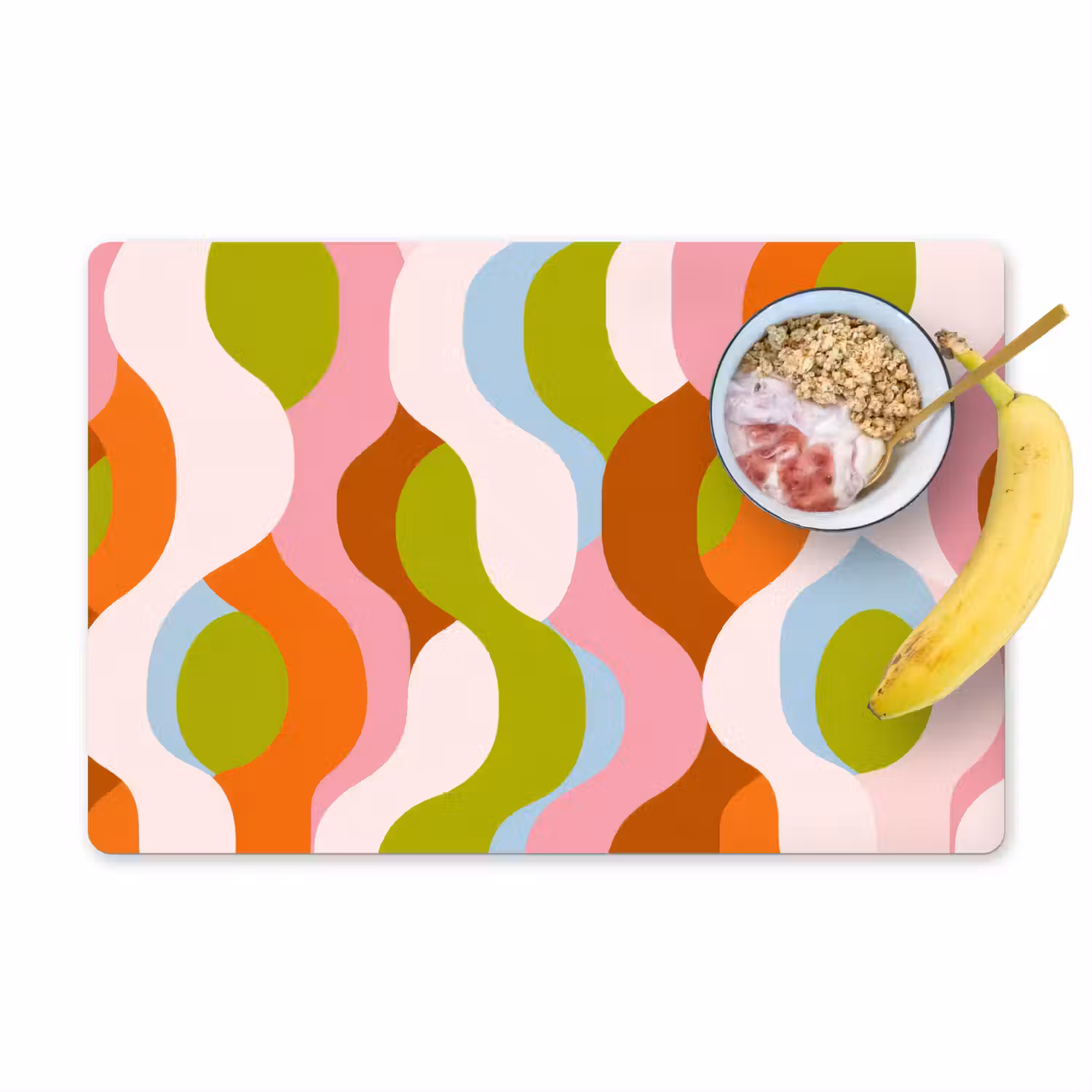 Abstract - Vormen - Roze Placemat vinyl groot -zzzproduct_Kitchenyeah-website
