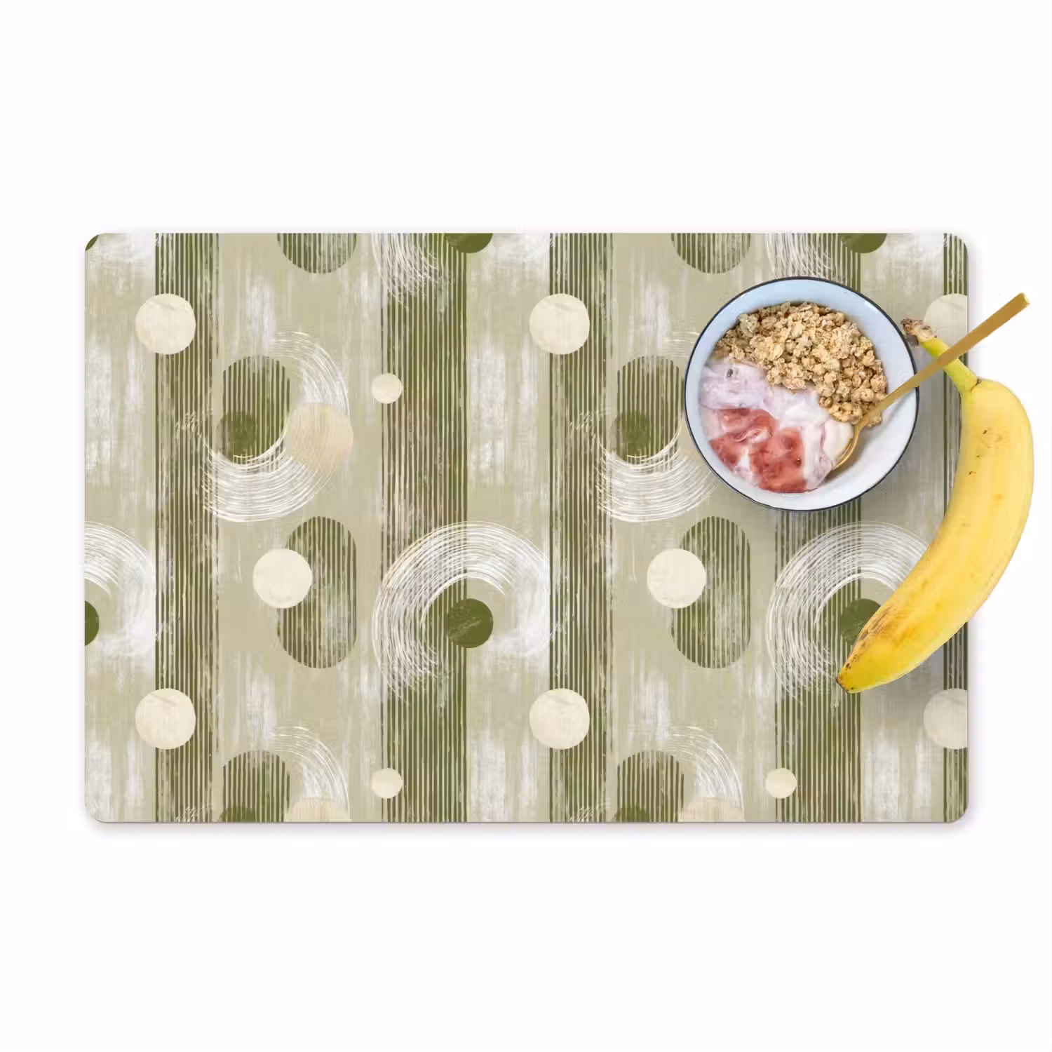 Artistiek - Modern - Groen Placemat vinyl groot 368 -zzzproduct_Kitchenyeah-website
