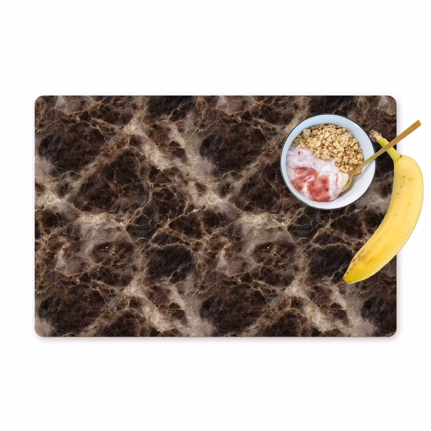 Bruin - Goud - Marmer Placemat vinyl groot 368 -zzzproduct_Kitchenyeah-website