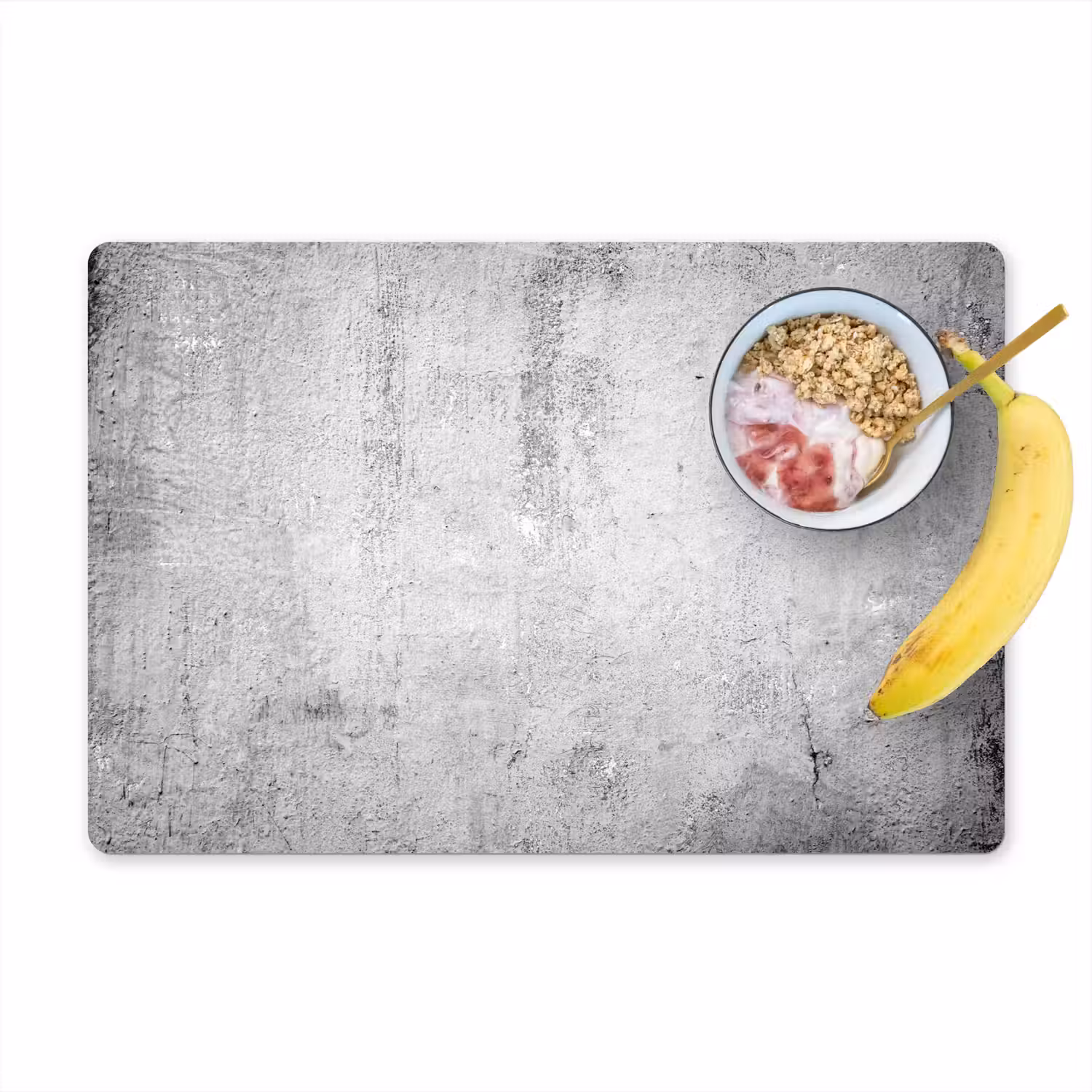 Beton - Grijs - Patroon - Vintage - Industrieel Placemat vinyl groot -zzzproduct_Kitchenyeah-website