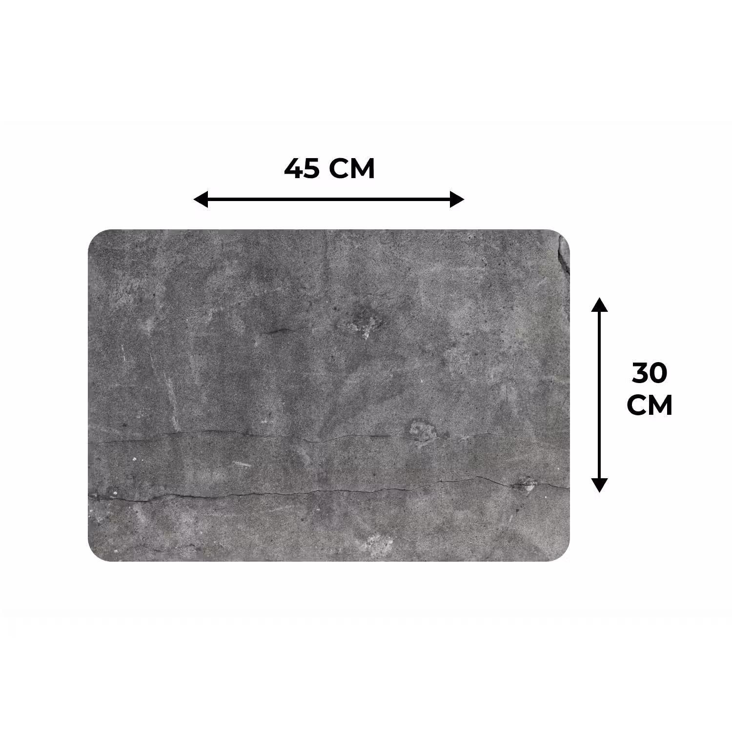 Beton - Muur - Cement Placemat vinyl groot -specs