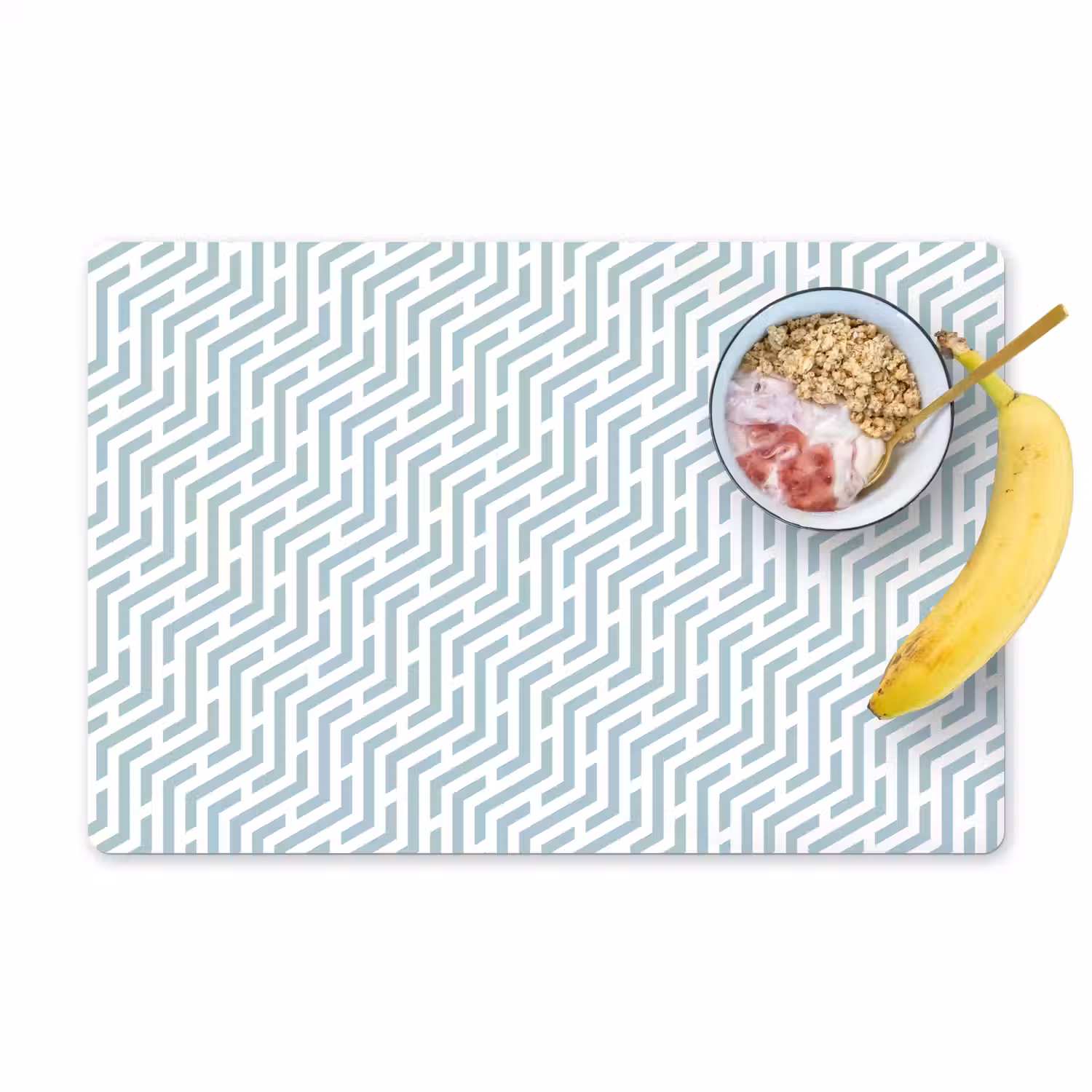 Design - Geometrie - Patroon - Groen Placemat vinyl groot 368 -zzzproduct_Kitchenyeah-website
