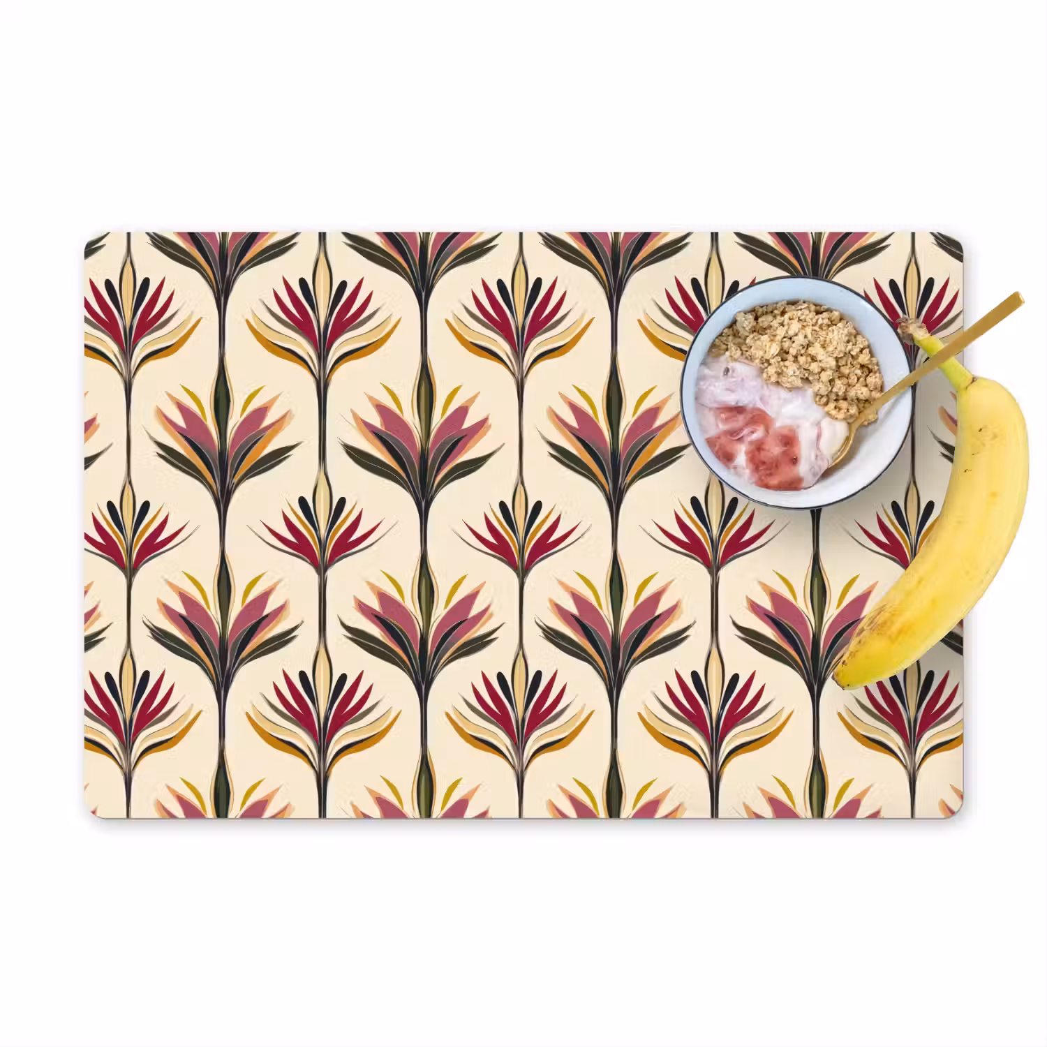 Waaier - Motief - Kleurrijk Placemat vinyl groot 368 -zzzproduct_Kitchenyeah-website