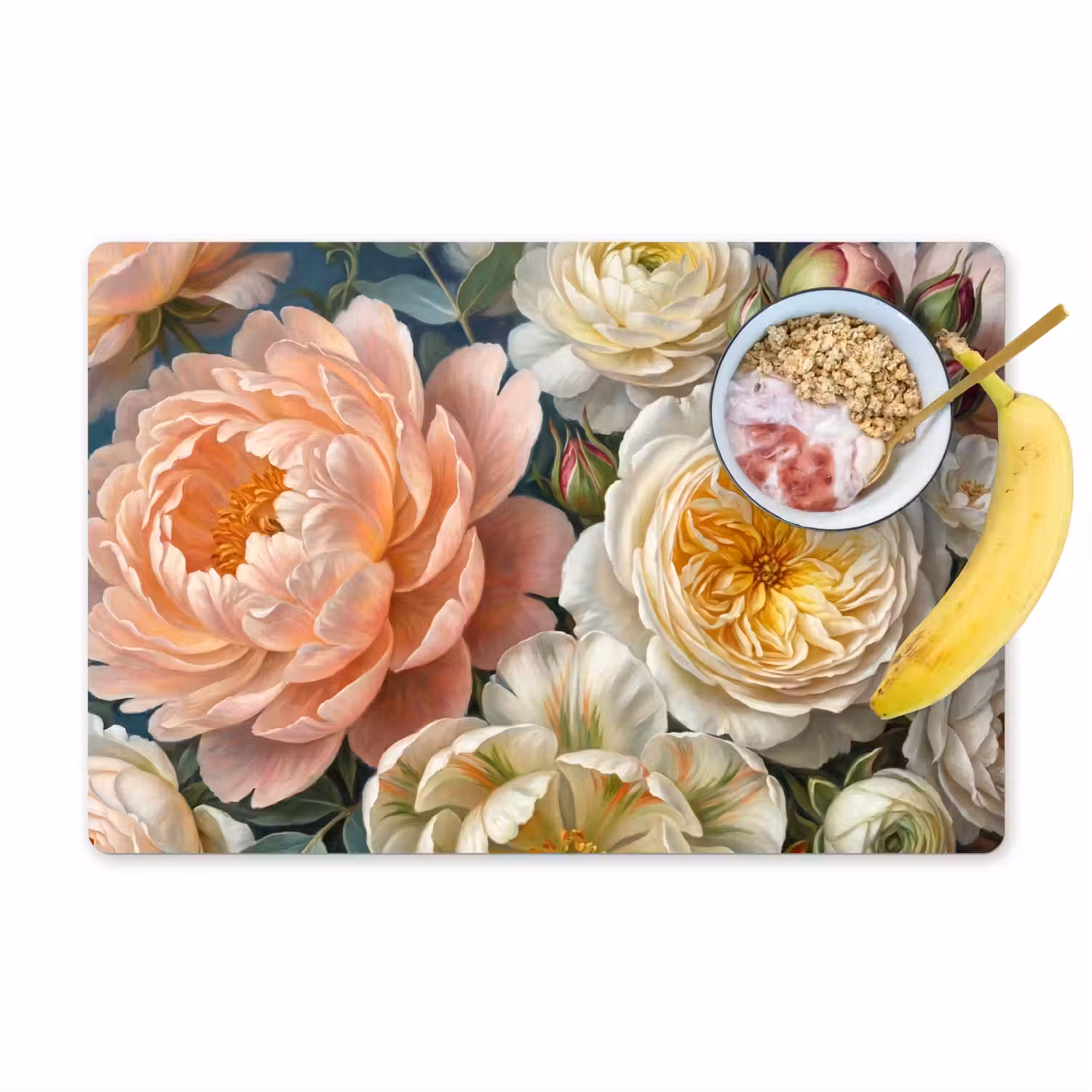 Bloemen - Boeket - Natuur - Klassiek - Kleurrijk Placemat vinyl groot -zzzproduct_Kitchenyeah-website