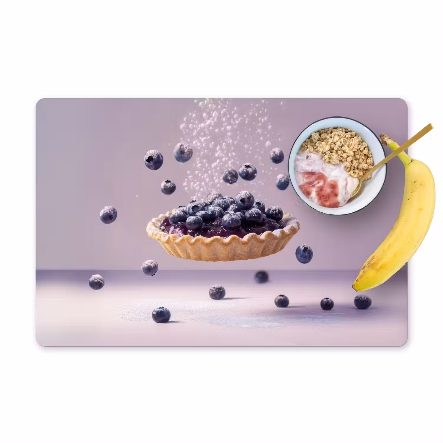 Eten - Taart - Bessen - Blauw Placemat vinyl groot -zzzproduct_Kitchenyeah-website
