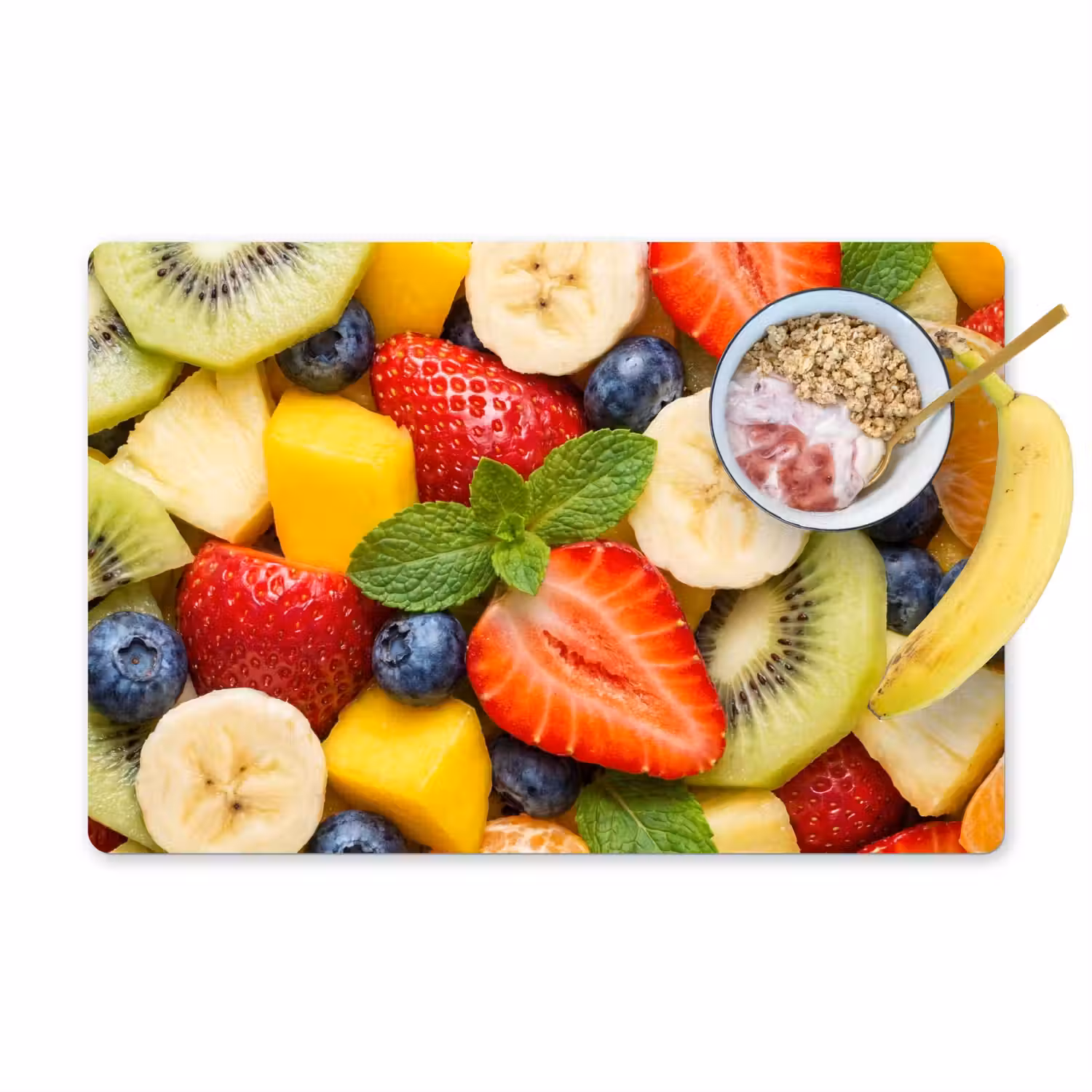 Fruit - Plakjes - Eten - Kleurrijk Placemat vinyl groot -zzzproduct_Kitchenyeah-website