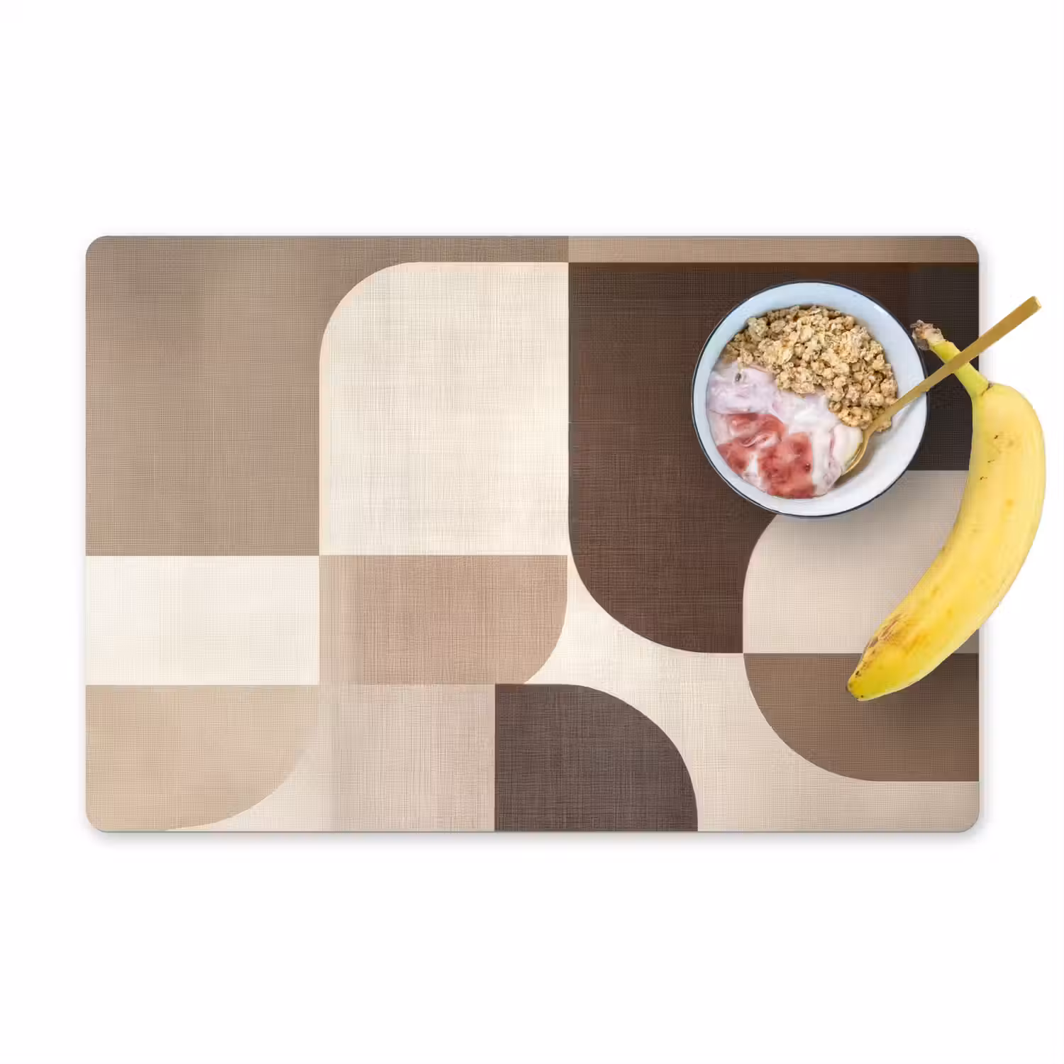 Geometrisch - Geweven structuur - Modern Placemat vinyl groot -zzzproduct_Kitchenyeah-website