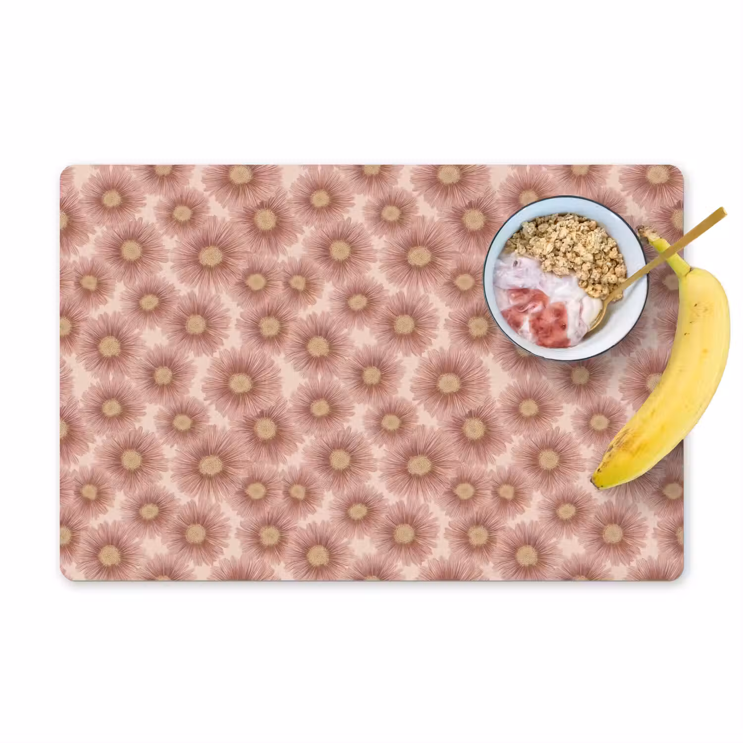 Gerbera - Bloemen - Roze Placemat vinyl groot 368 -zzzproduct_Kitchenyeah-website