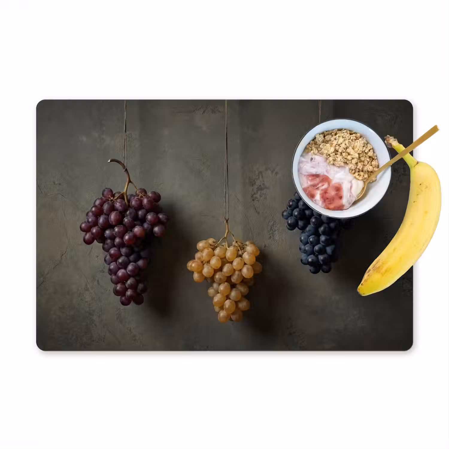 Druiven - Kleurrijk - Muur Placemat vinyl groot -zzzproduct_Kitchenyeah-website