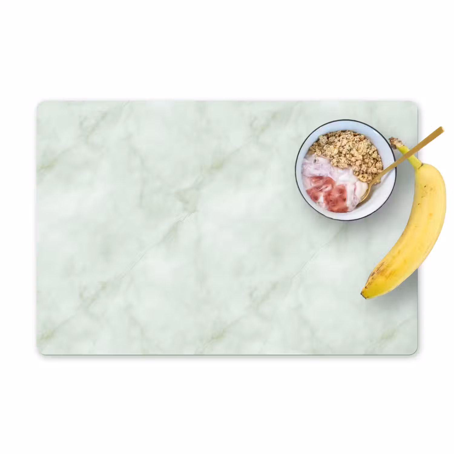 Groen - Marmer - Vloeiende aders Placemat vinyl groot 368 -zzzproduct_Kitchenyeah-website