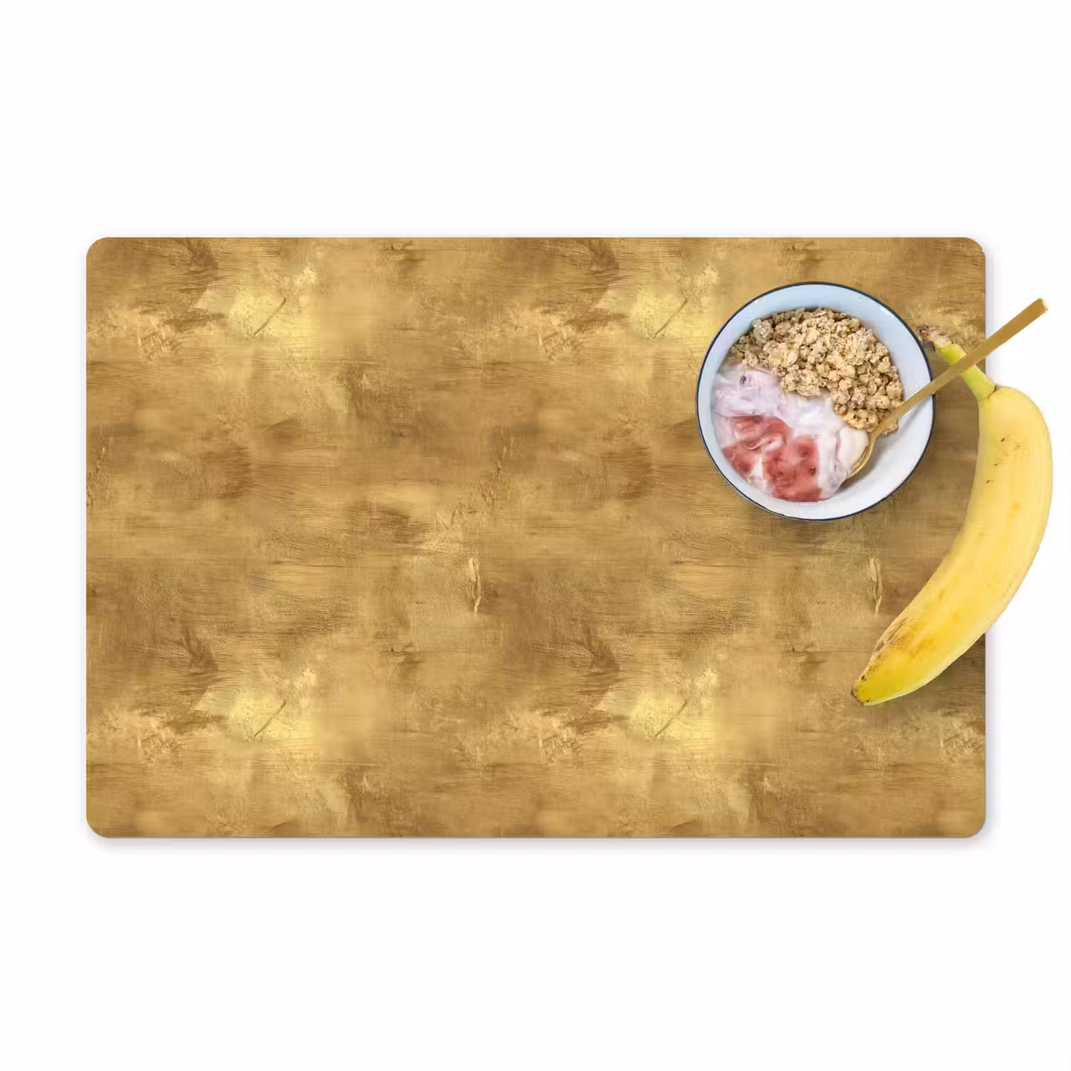 Industrieel - Textuur - Goud Placemat vinyl groot 368 -zzzproduct_Kitchenyeah-website