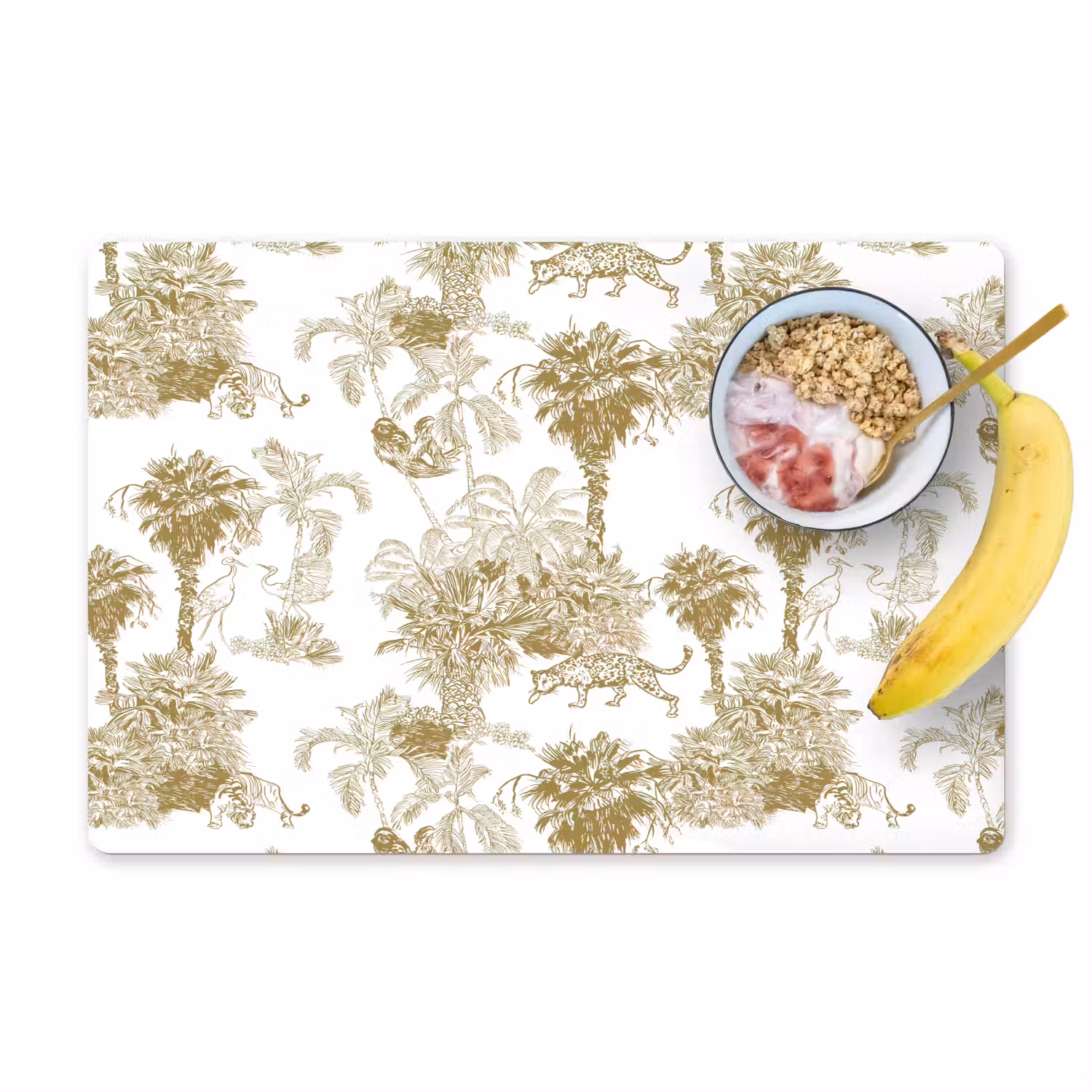 Oerwoud - Abstract - Beige Placemat vinyl groot 368 -zzzproduct_Kitchenyeah-website