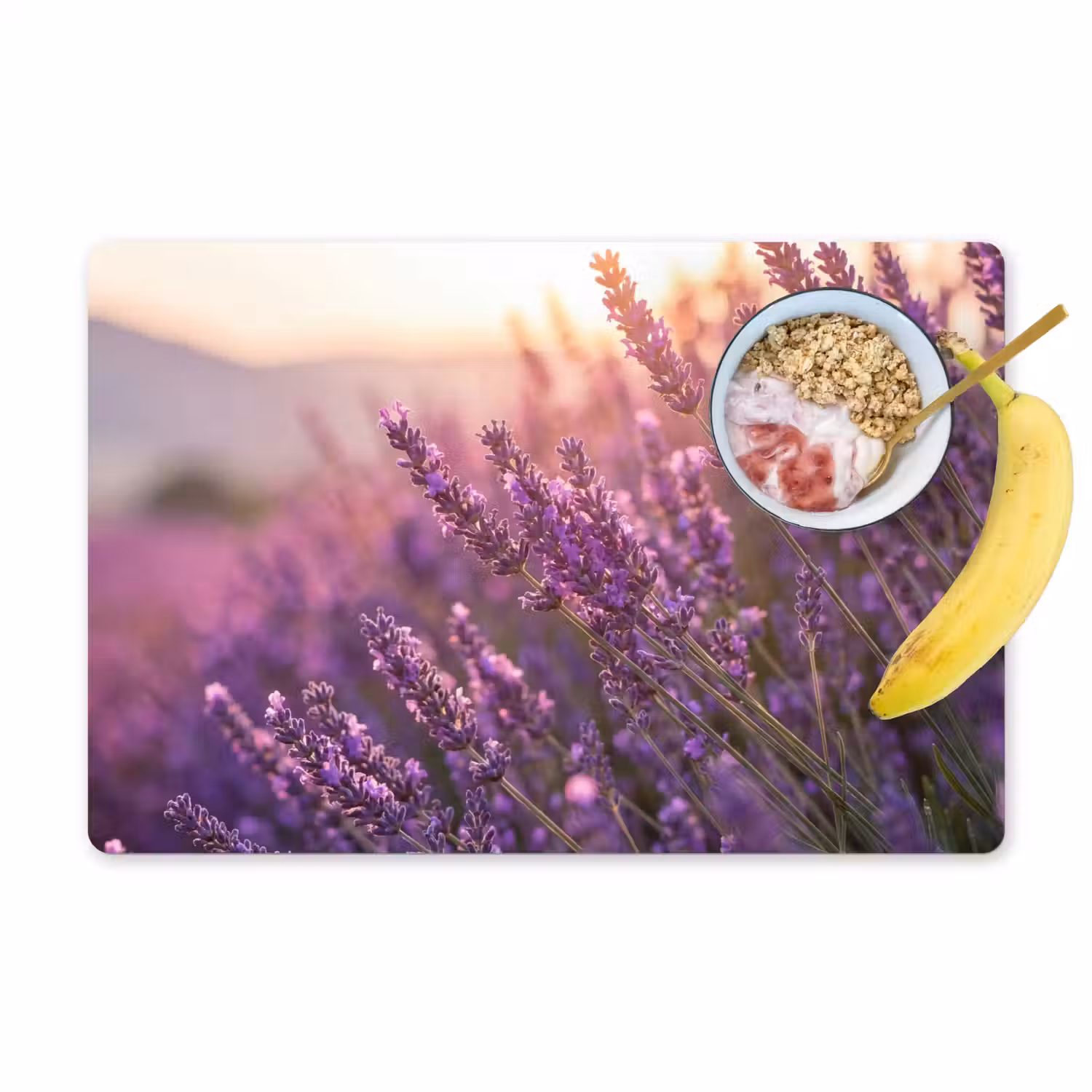 Lavendel - Paars - Zonlicht Placemat vinyl groot -zzzproduct_Kitchenyeah-website