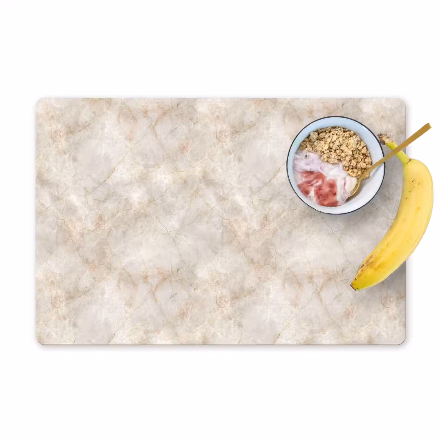 Lichtbeige - Goudbruine Nerven - Marmer Placemat vinyl groot 368 -zzzproduct_Kitchenyeah-website