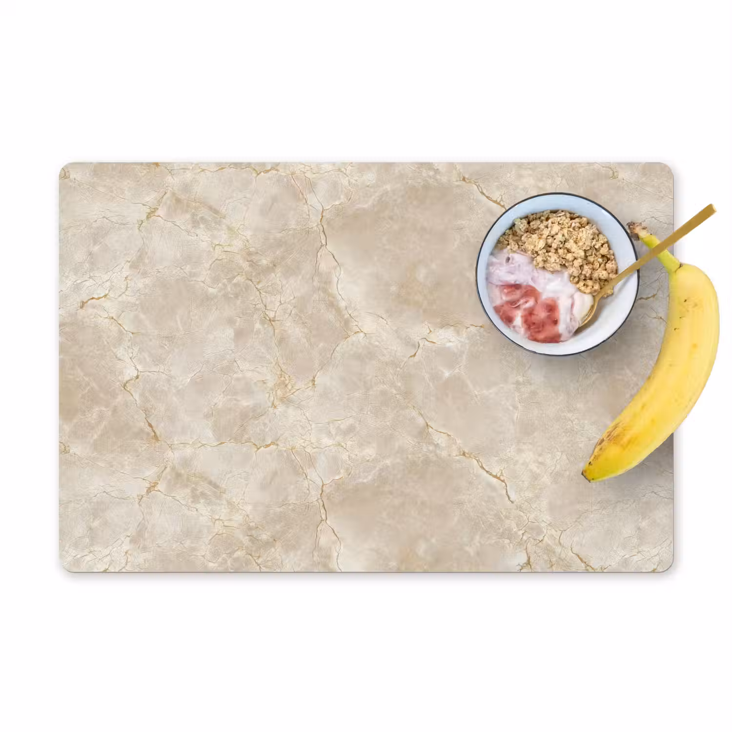 Lichtbeige - Marmer - Aders Placemat vinyl groot 368 -zzzproduct_Kitchenyeah-website