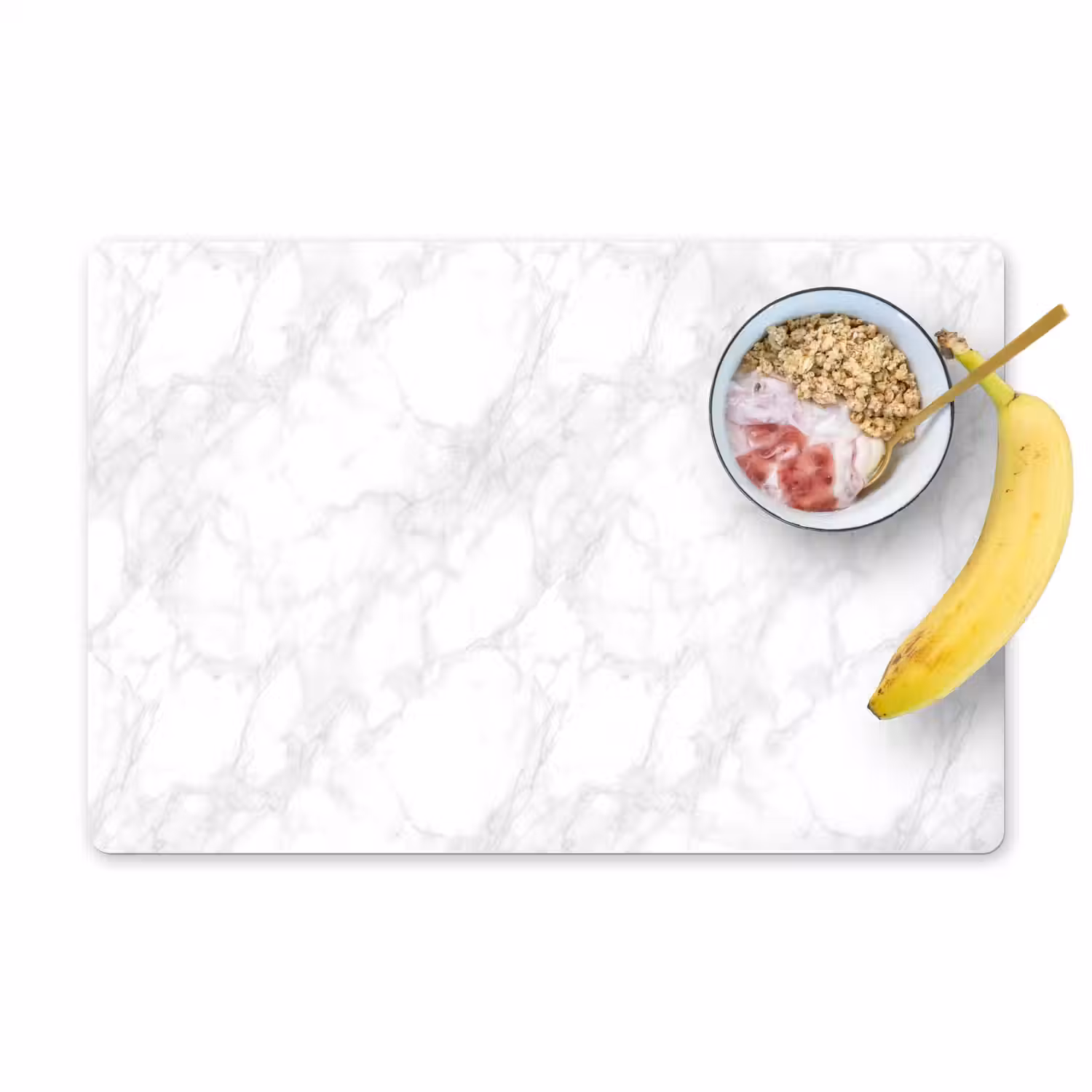 Minimalistisch - Wit - Grijze aders Placemat vinyl groot 368 -zzzproduct_Kitchenyeah-website