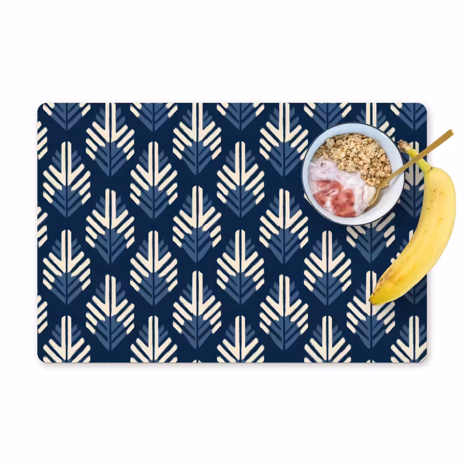 Modern - Patroon - Blauw Placemat vinyl groot 368 -zzzproduct_Kitchenyeah-website