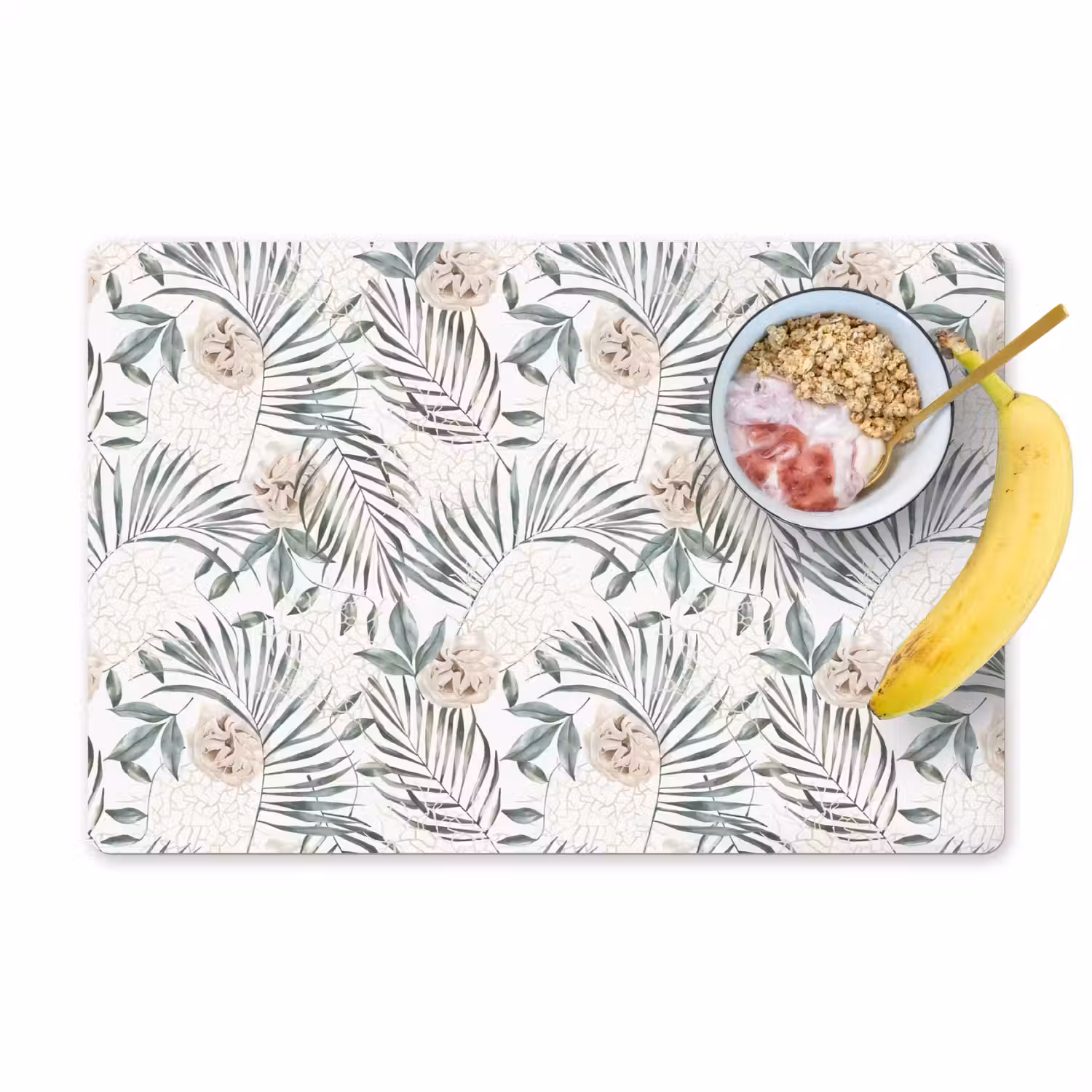 Monstera - Palmblad - Jungle - Tropisch Placemat vinyl groot -zzzproduct_Kitchenyeah-website