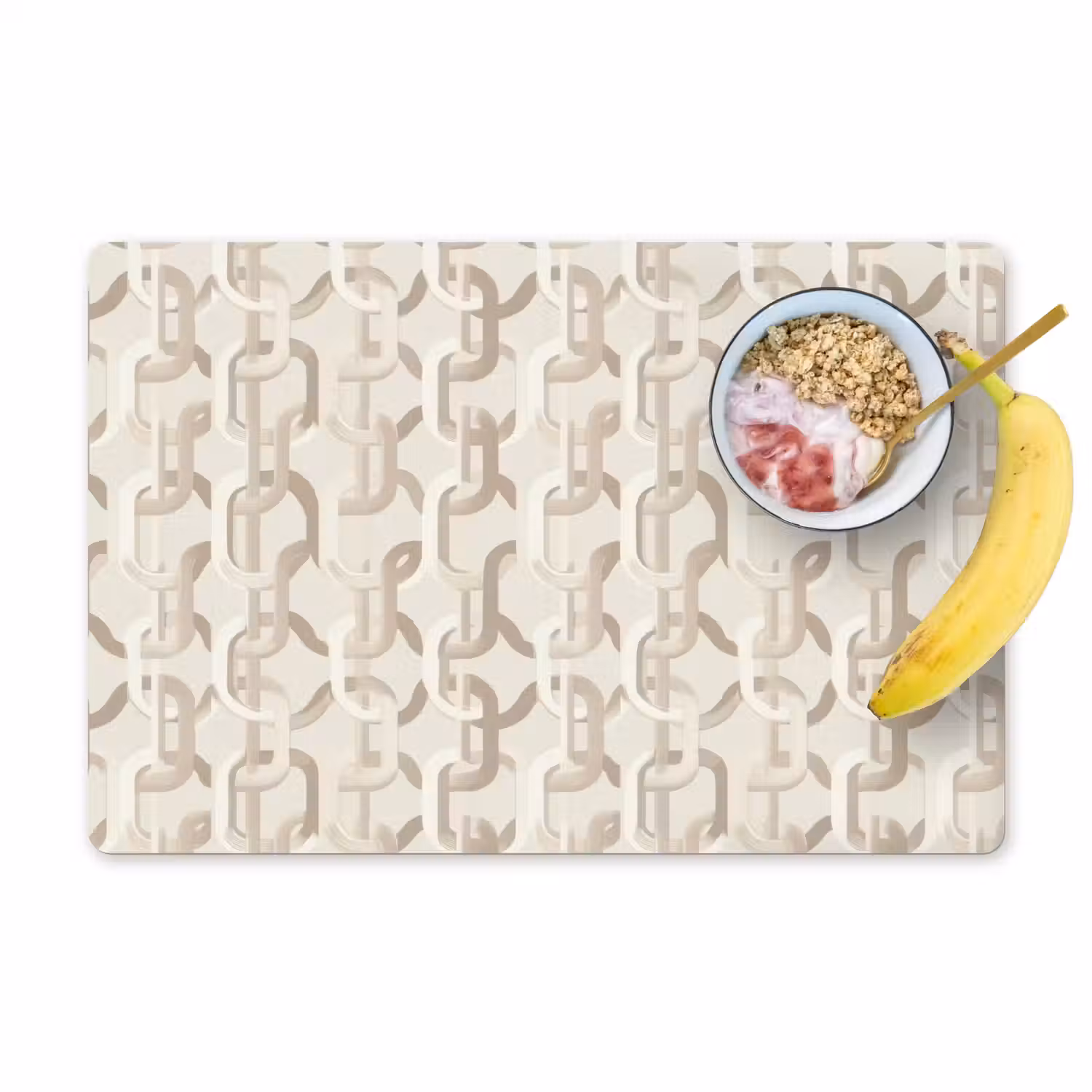 Motief - Abstract - Beige Placemat vinyl groot 368 -zzzproduct_Kitchenyeah-website
