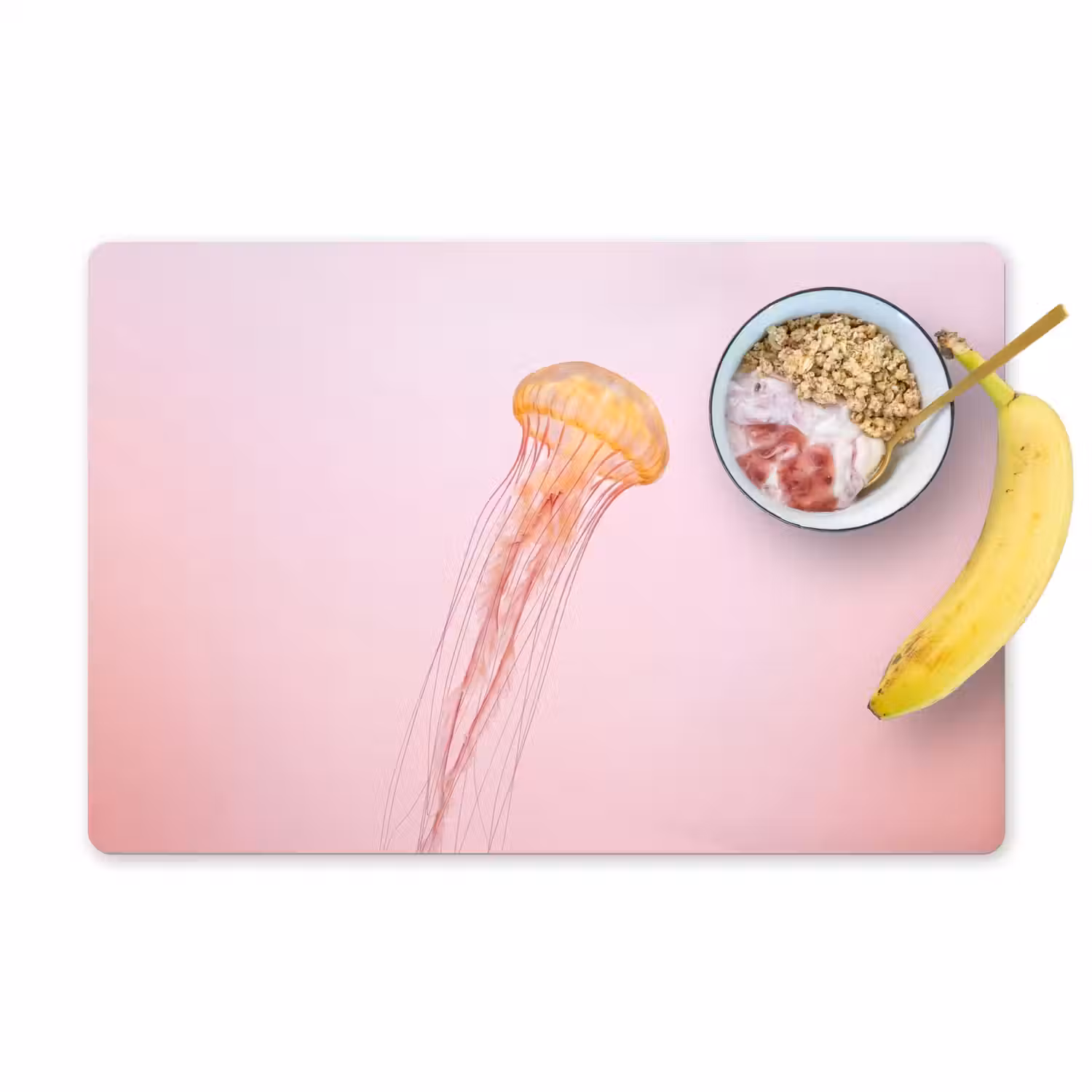 Sierlijk - Kwal - Roze Placemat vinyl groot -zzzproduct_Kitchenyeah-website