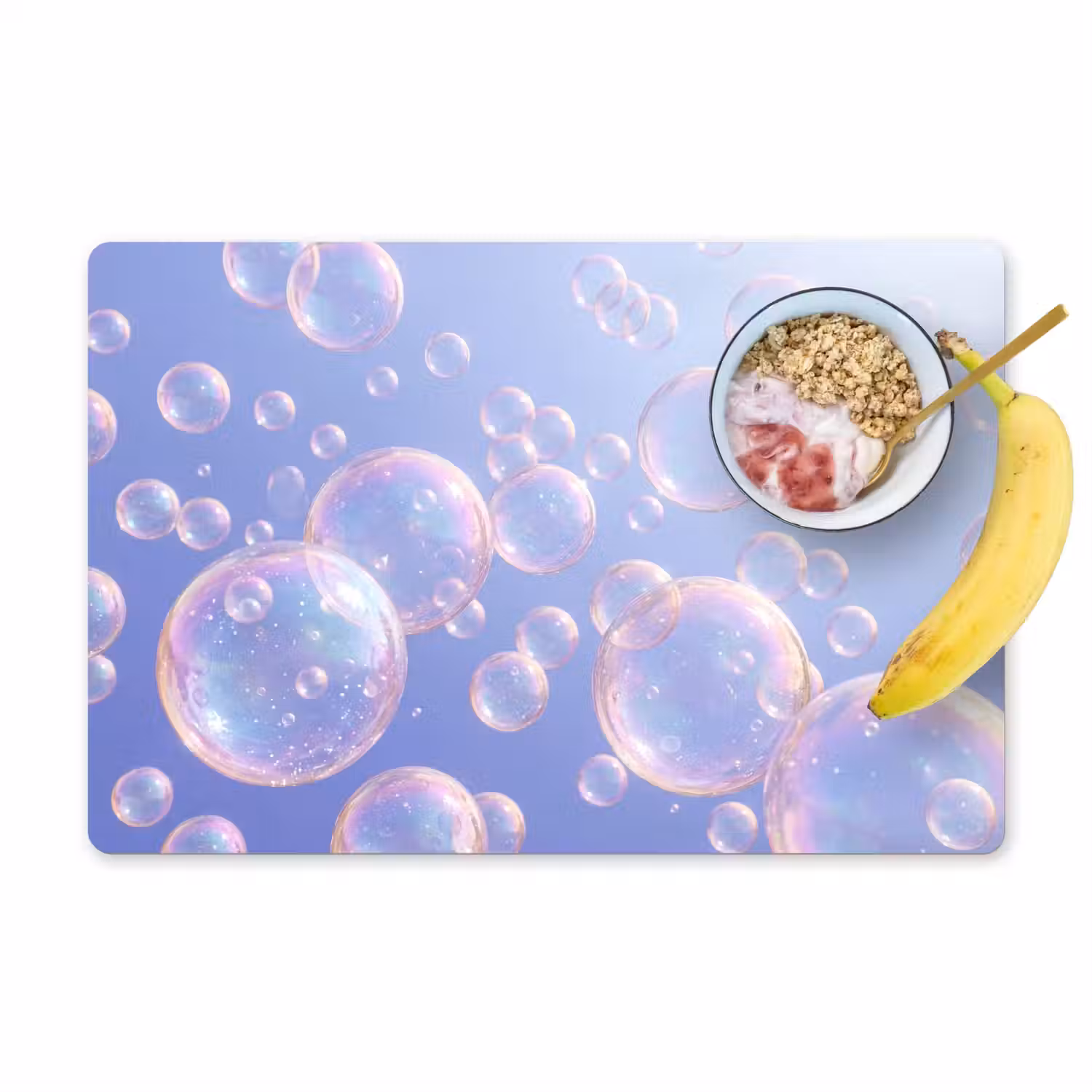 Pastel - Bubbels - Dromerig Placemat vinyl groot -zzzproduct_Kitchenyeah-website