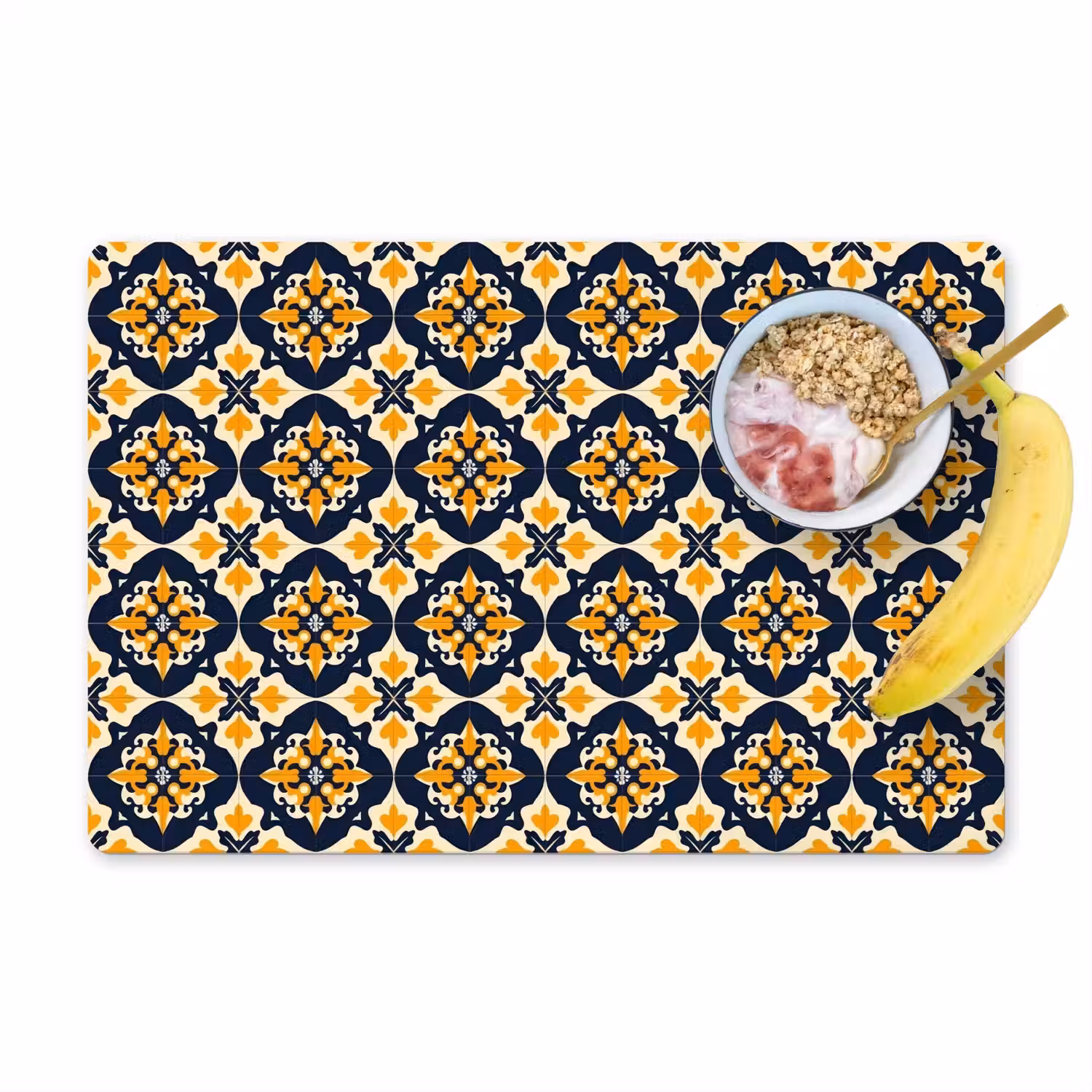 Patroon - Siertegel - Kleurrijk Placemat vinyl groot 368 -zzzproduct_Kitchenyeah-website