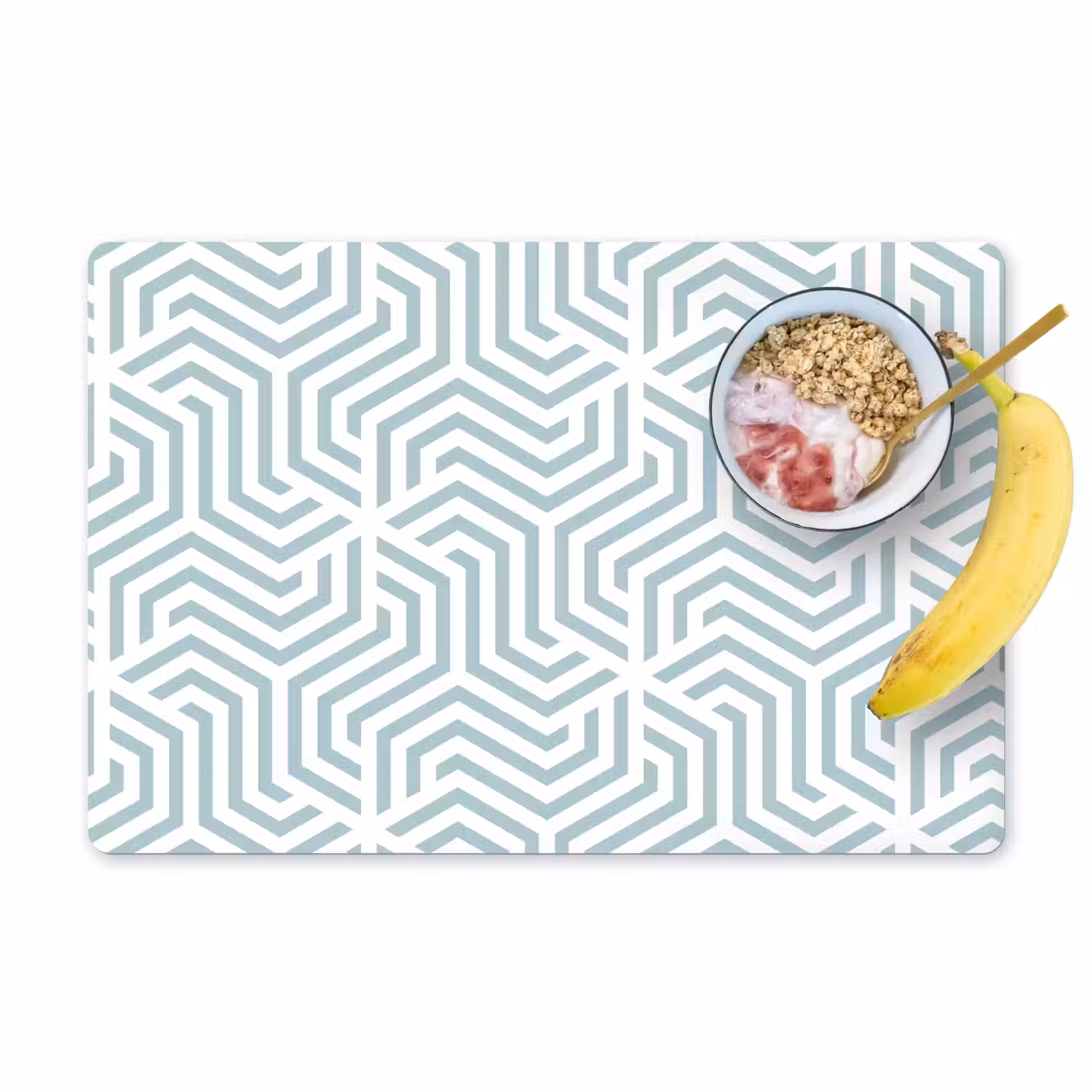 Patroon - Lijn - Design - Groen Placemat vinyl groot 368 -zzzproduct_Kitchenyeah-website