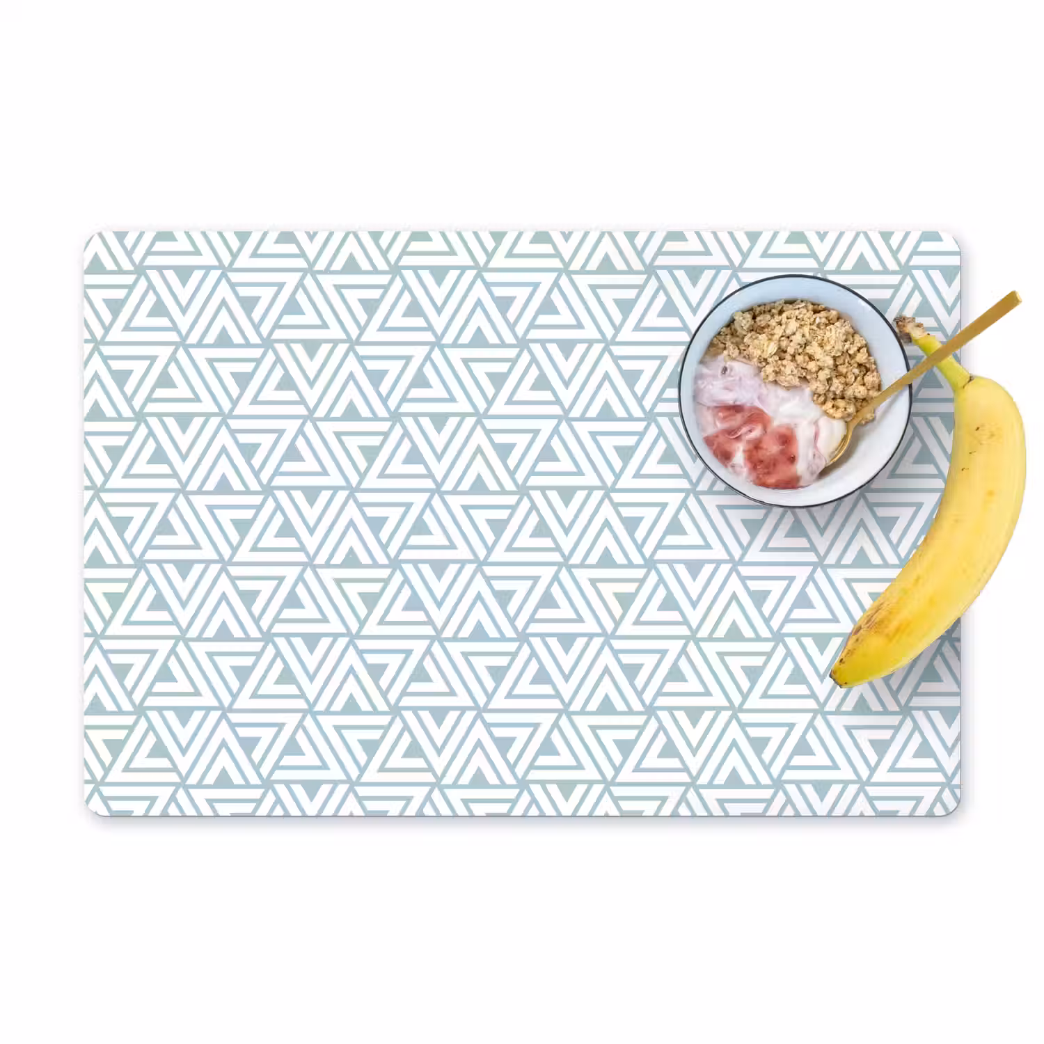 Patroon - Lijn - Design - Groen Placemat vinyl groot 368 -zzzproduct_Kitchenyeah-website