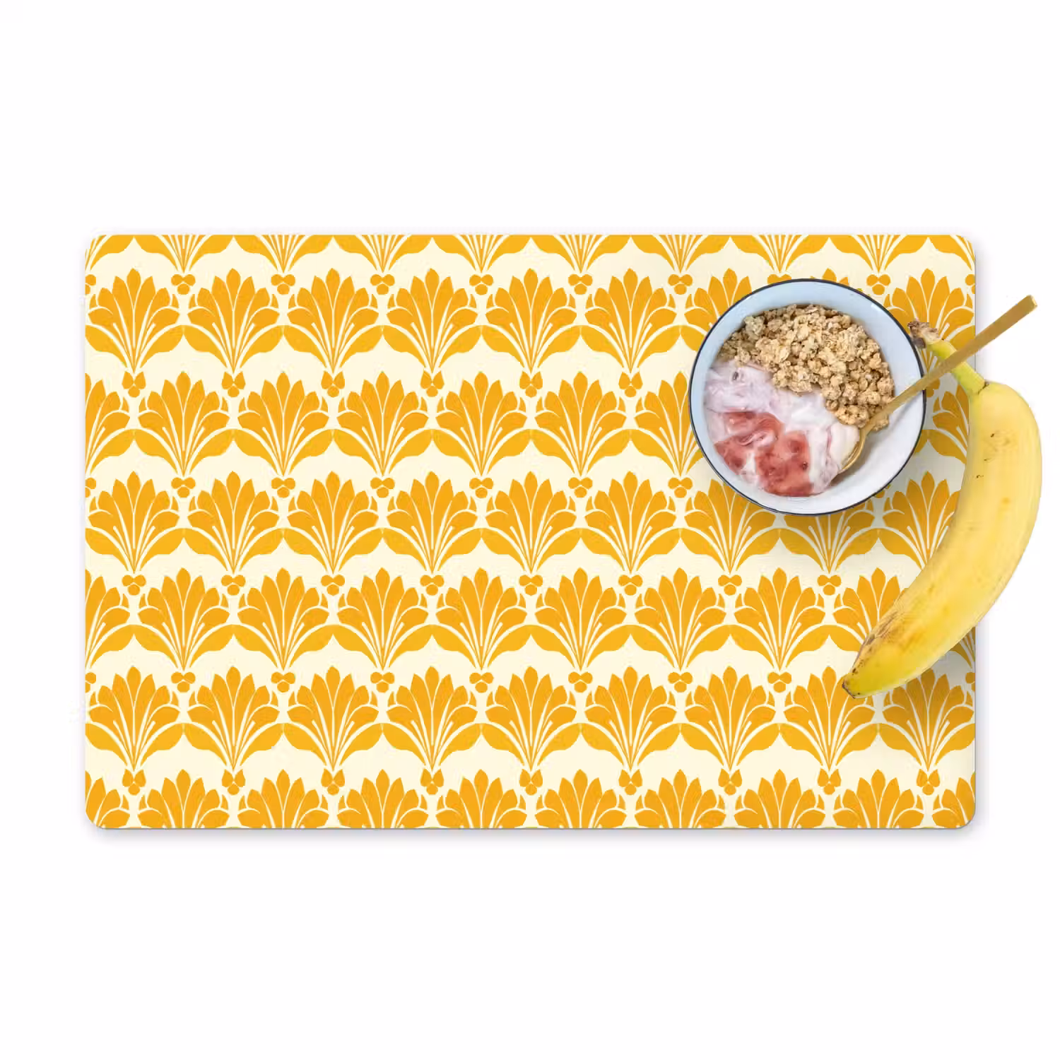 Patroon - Motief - Geel Placemat vinyl groot 368 -zzzproduct_Kitchenyeah-website