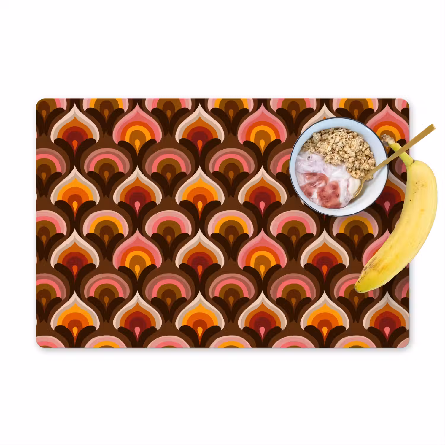 Patroon - Retro - Kleurrijk Placemat vinyl groot 368 -zzzproduct_Kitchenyeah-website