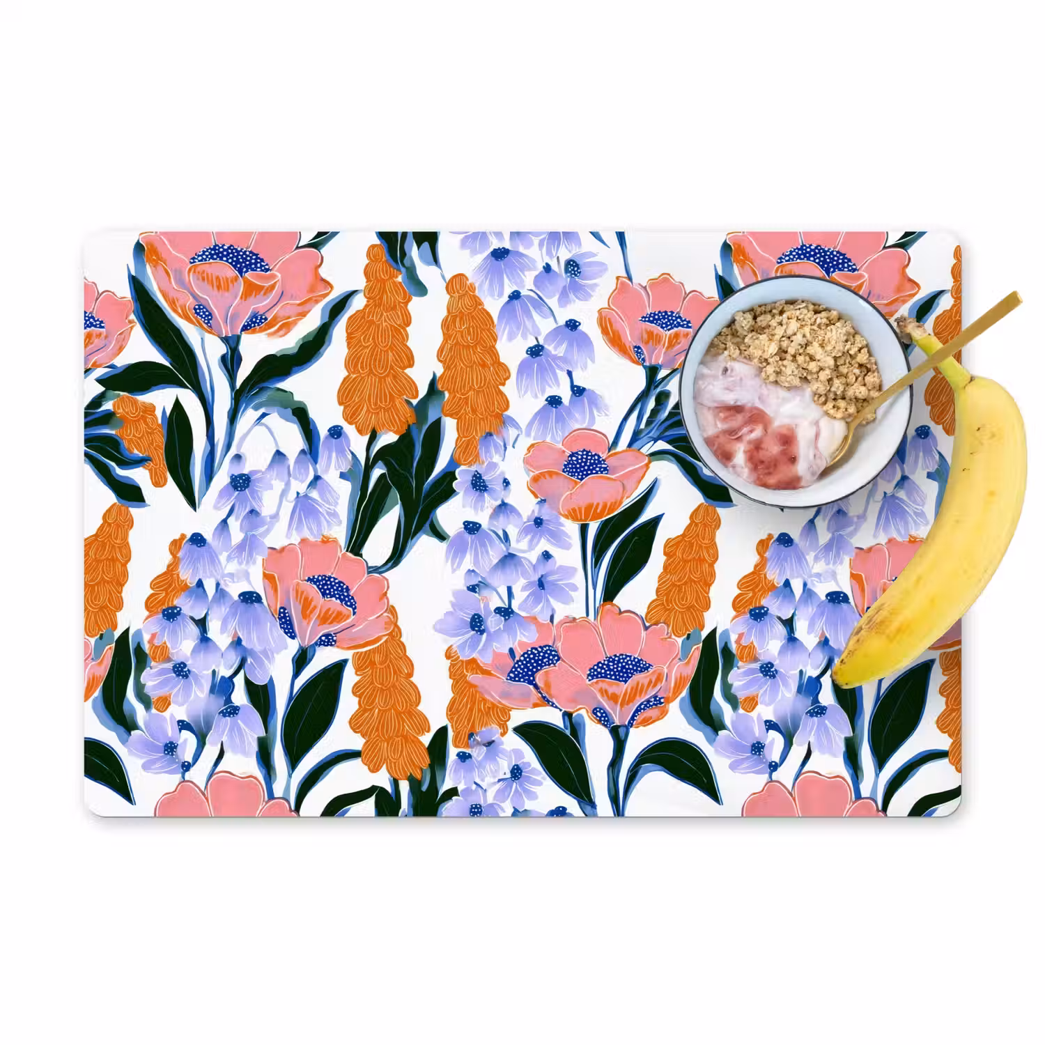 Patroon - Aquarel - Kleurrijk Placemat vinyl groot 368 -zzzproduct_Kitchenyeah-website