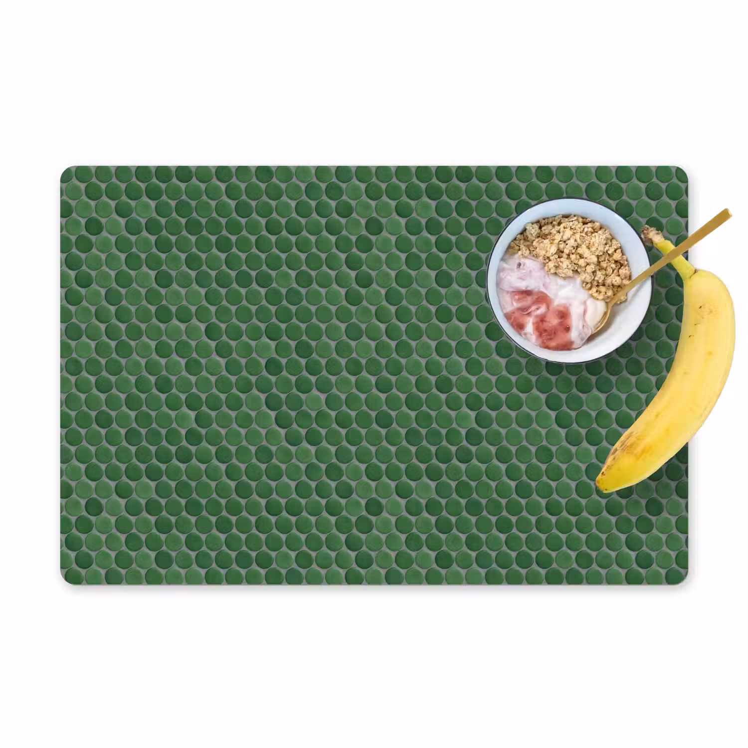 Penny - Mozaïek - Bosgroen - Green Placemat vinyl groot 368 -zzzproduct_Kitchenyeah-website