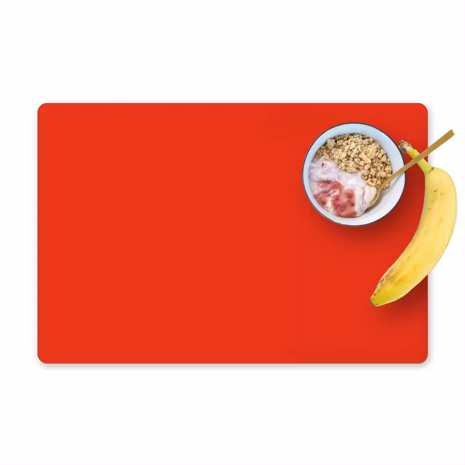 Rood - Kleur - Effen Placemat vinyl groot 368 -zzzproduct_Kitchenyeah-website
