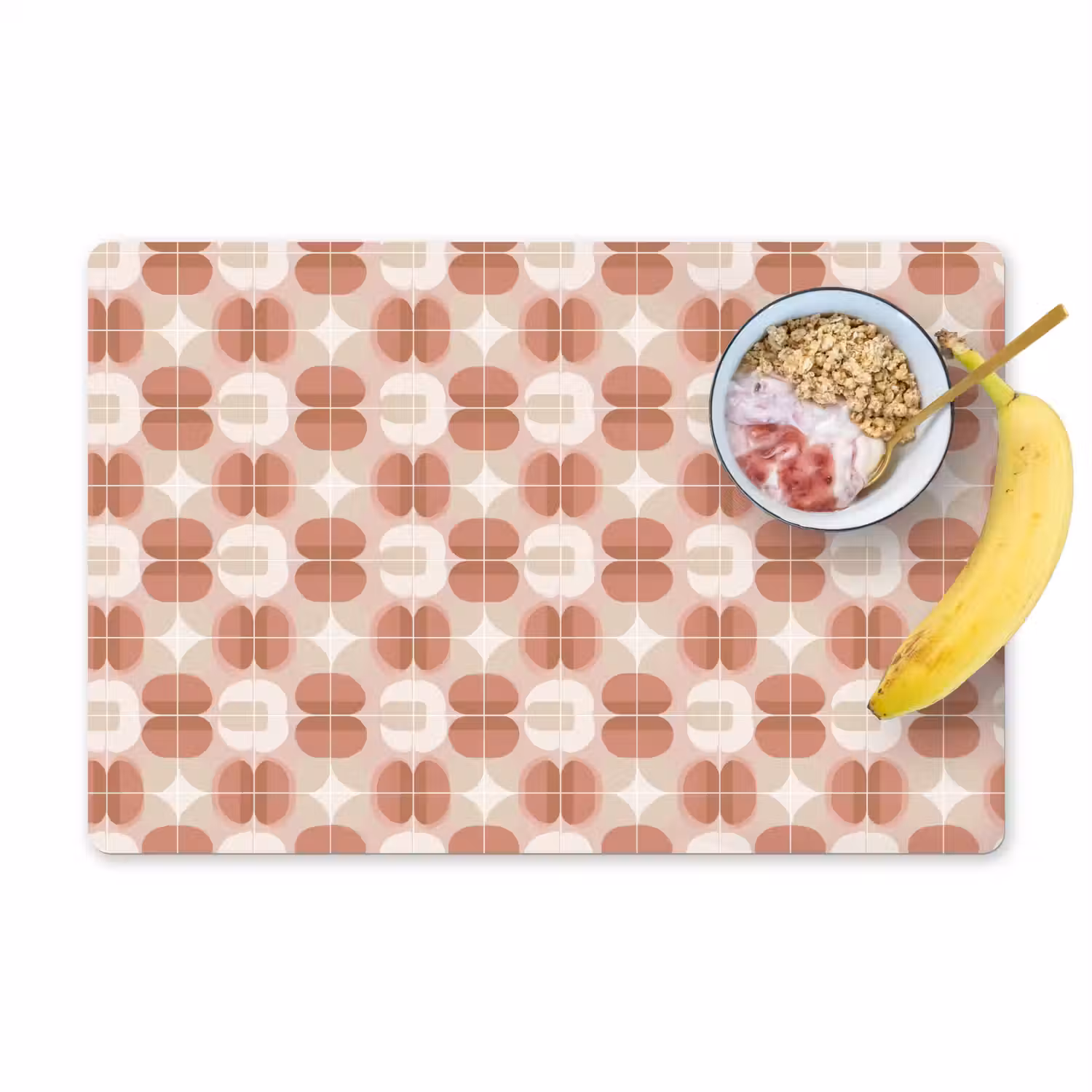 Retro - Klassiek - Roze Placemat vinyl groot 368 -zzzproduct_Kitchenyeah-website