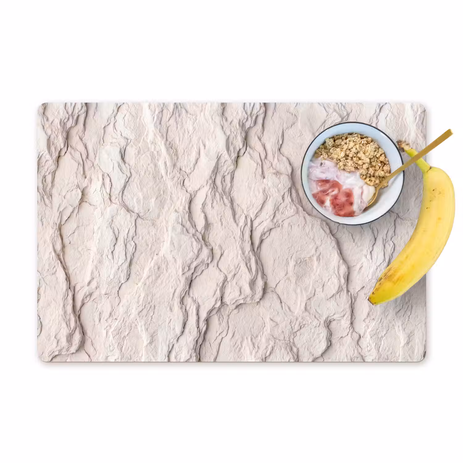 Rots - Structuur - Natuur - Beige - Abstract Placemat vinyl groot -zzzproduct_Kitchenyeah-website