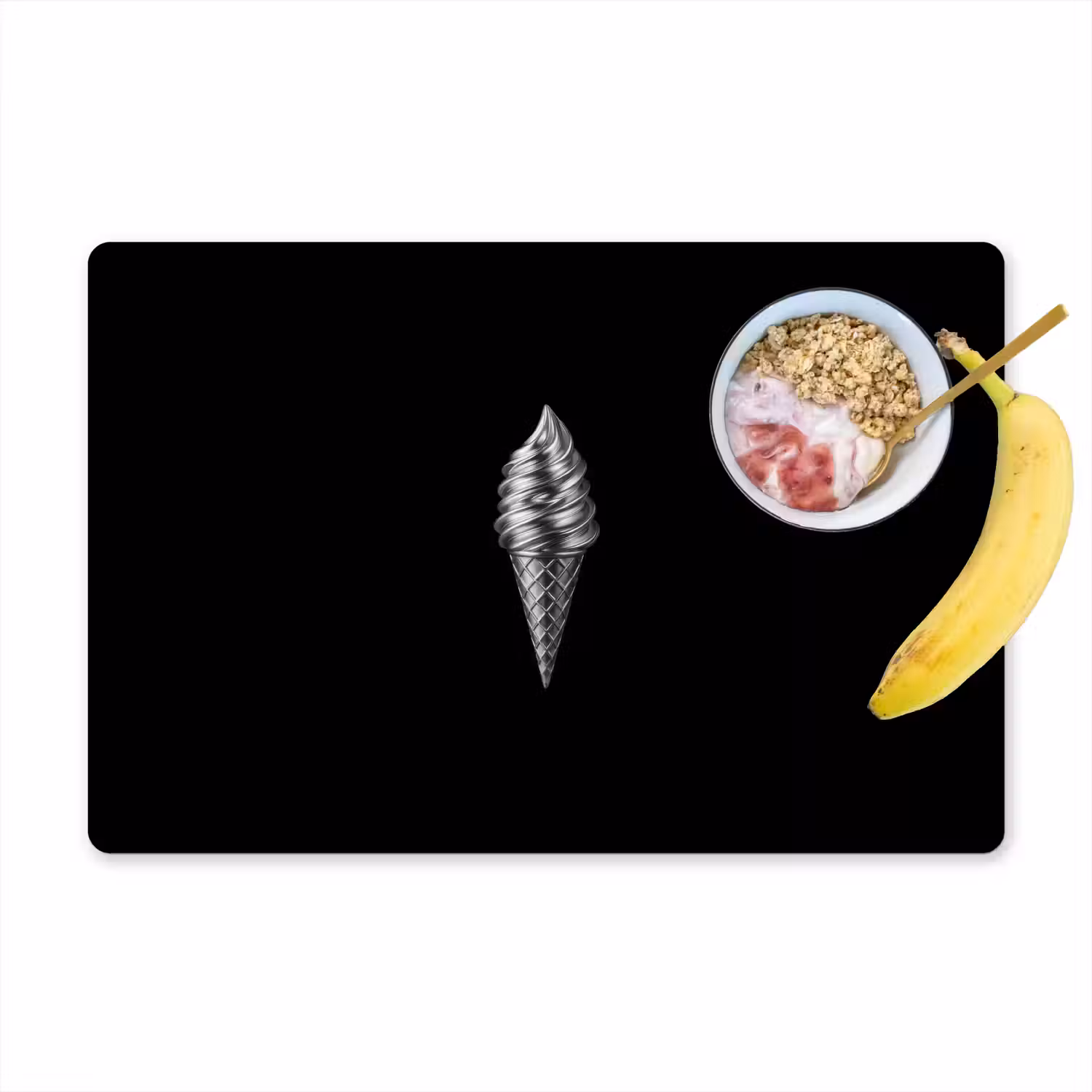 Softijs - Realistisch - Futuristisch Placemat vinyl groot -zzzproduct_Kitchenyeah-website