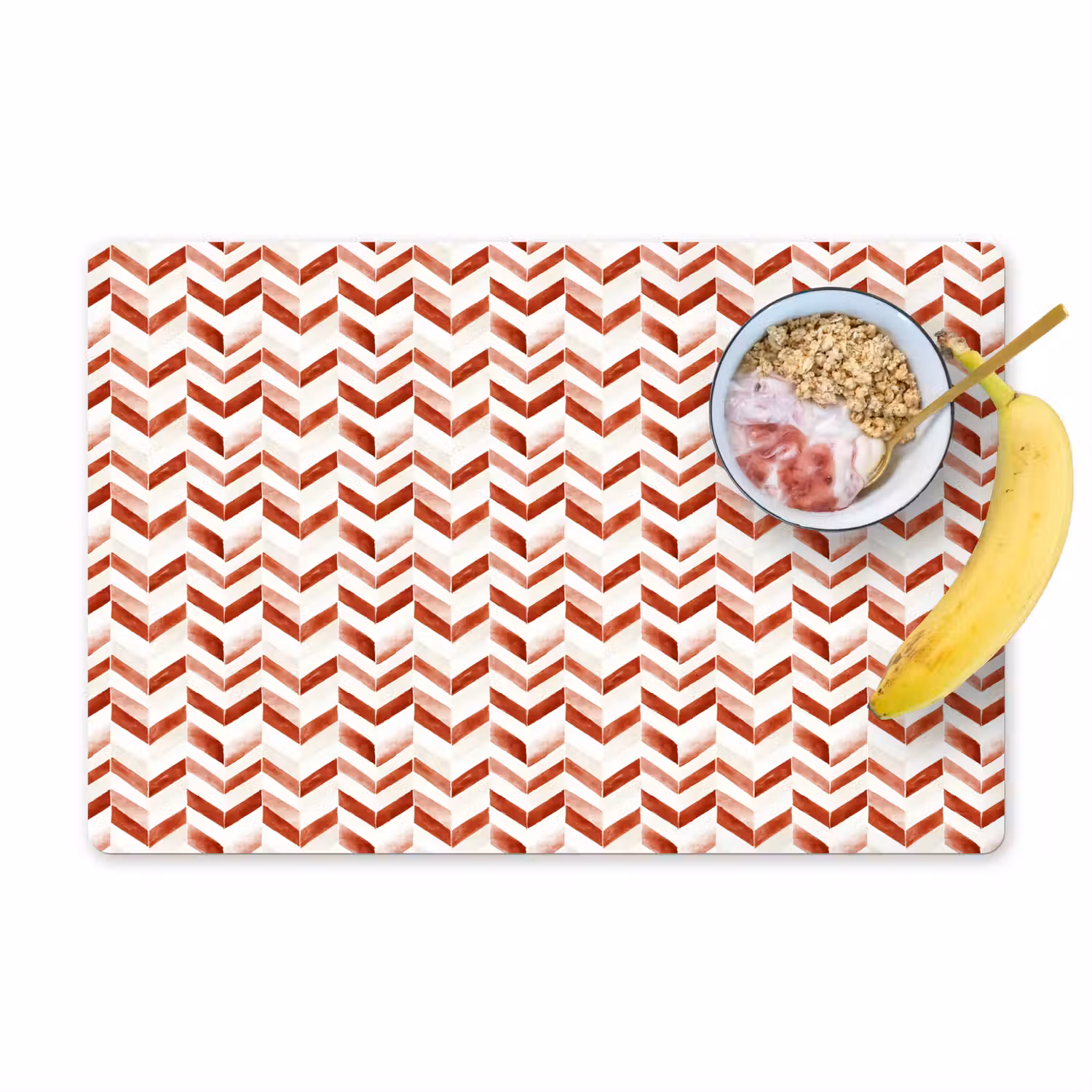 Strepen - Rood - Wit - Patroon Placemat vinyl groot 368 -zzzproduct_Kitchenyeah-website
