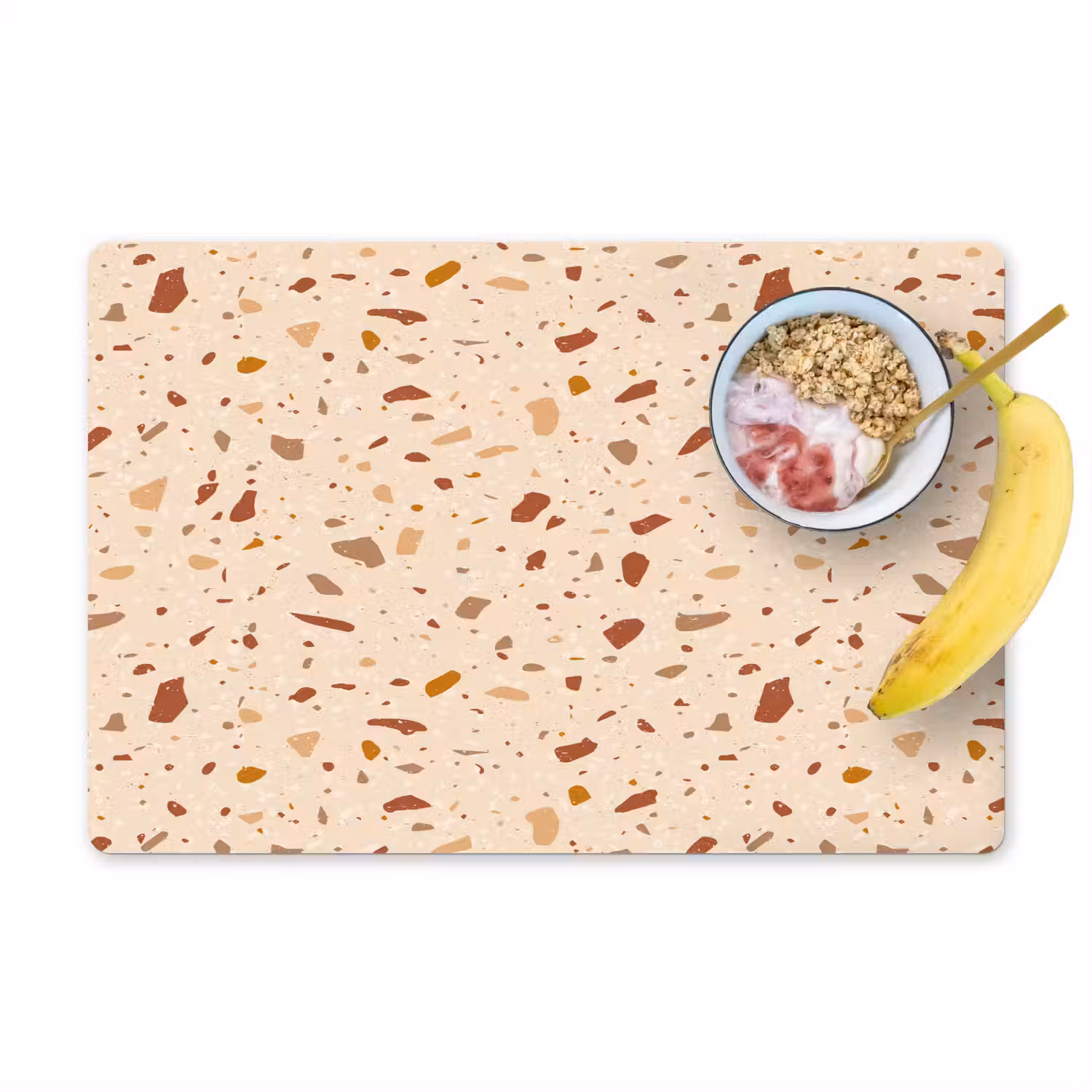 Terrazzo - Patroon - Kleurrijk - Steen Placemat vinyl groot 368 -zzzproduct_Kitchenyeah-website