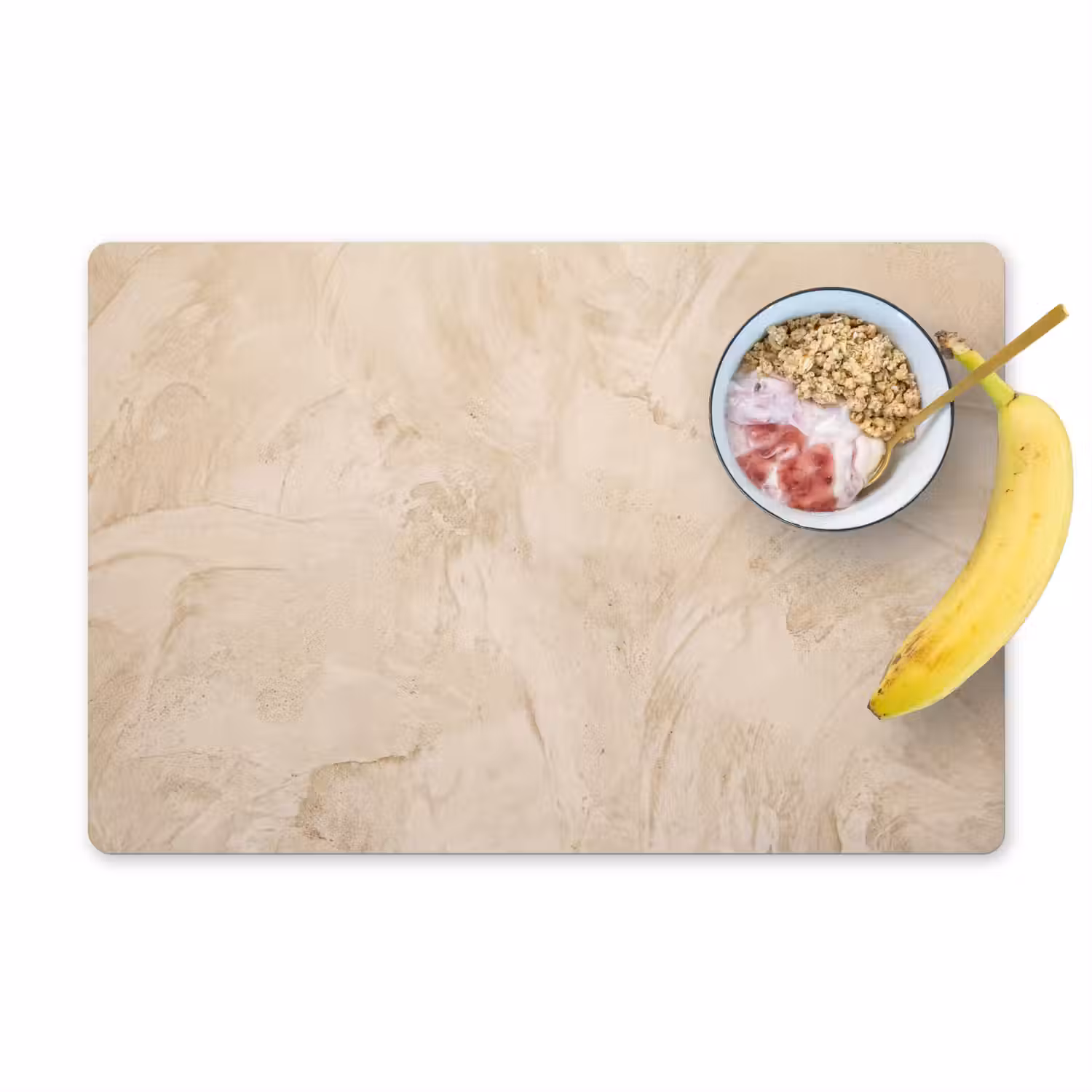 Textuur - Patroon - Abstract - Modern - Beige Placemat vinyl groot -zzzproduct_Kitchenyeah-website