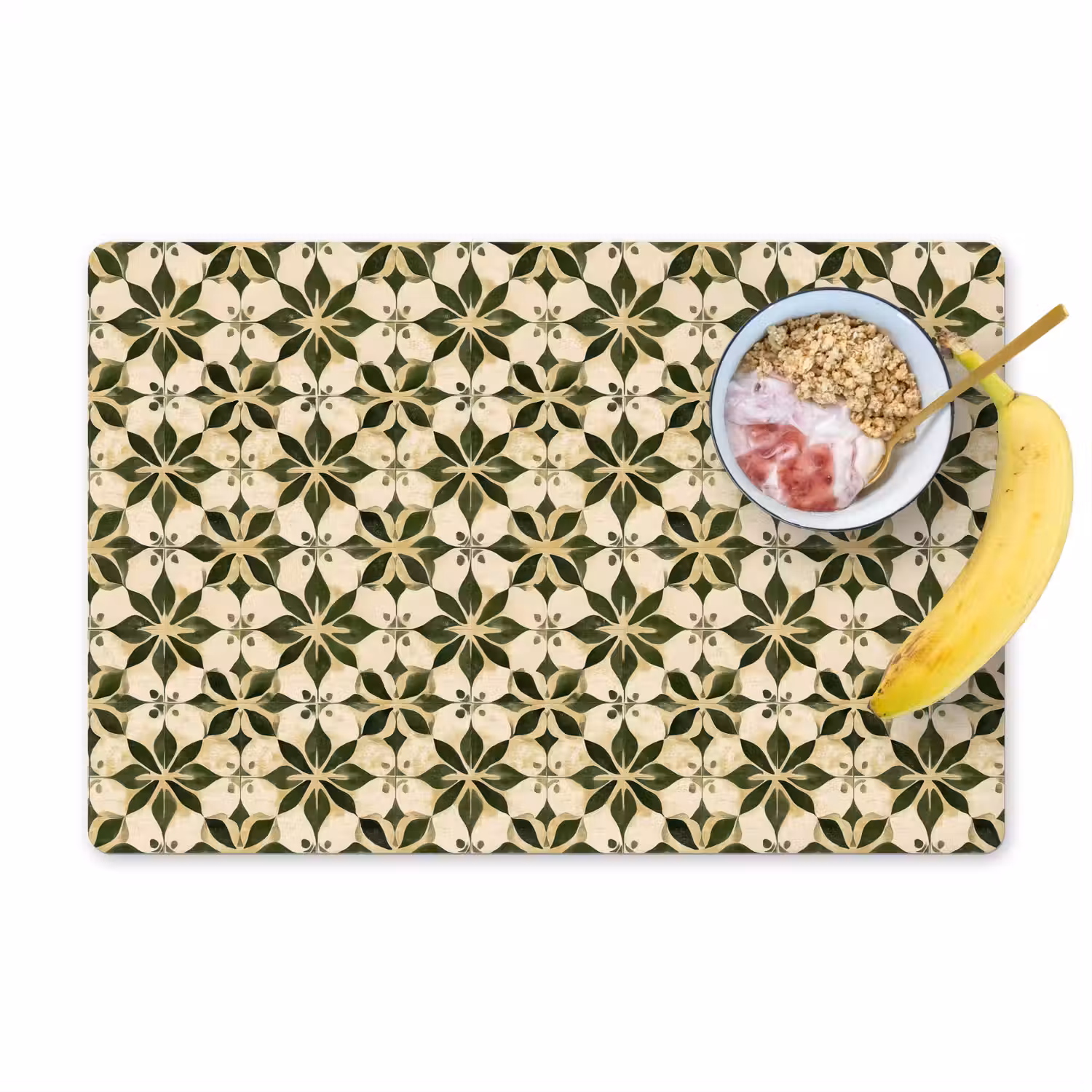 Tegel - Dessin - Groen Placemat vinyl groot 368 -zzzproduct_Kitchenyeah-website