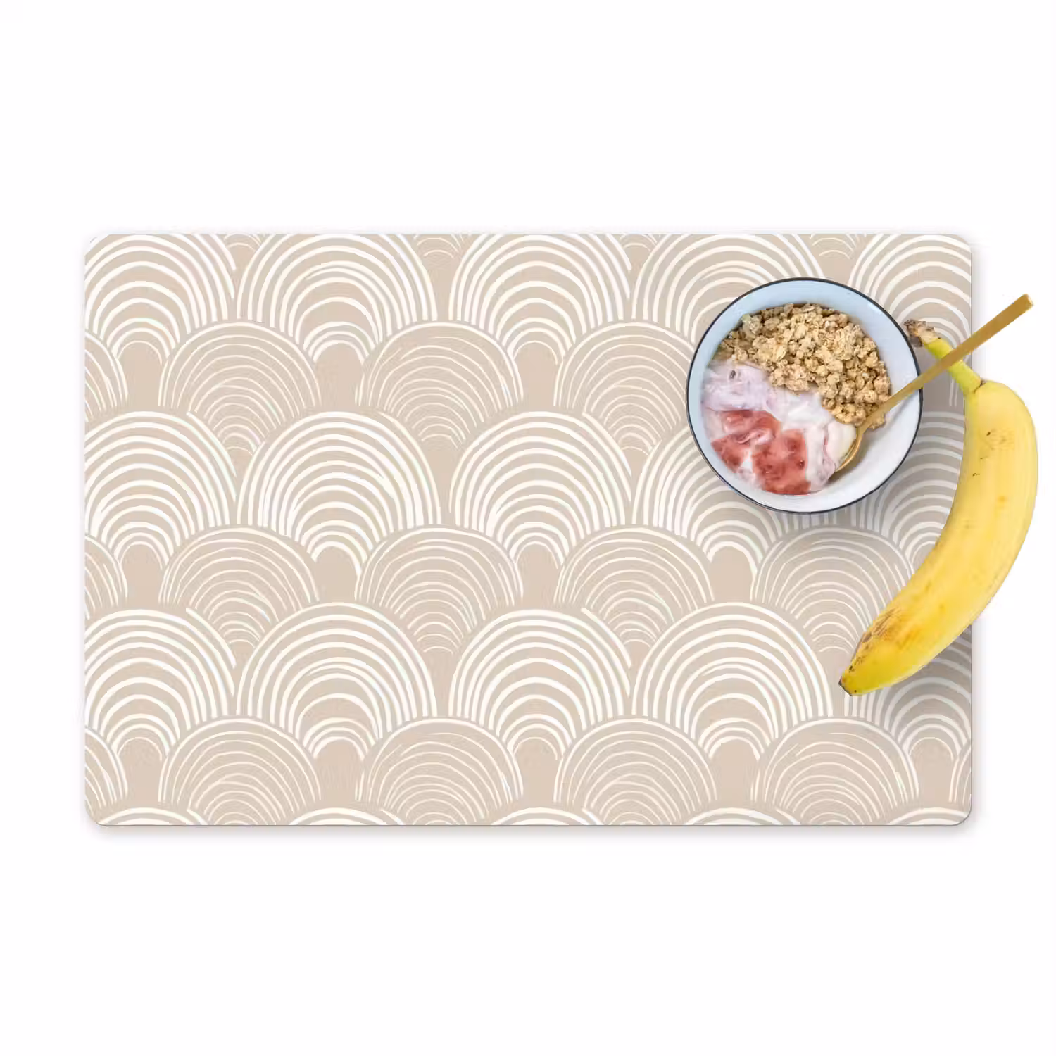 Golven - Structuur - Beige Placemat vinyl groot 368 -zzzproduct_Kitchenyeah-website