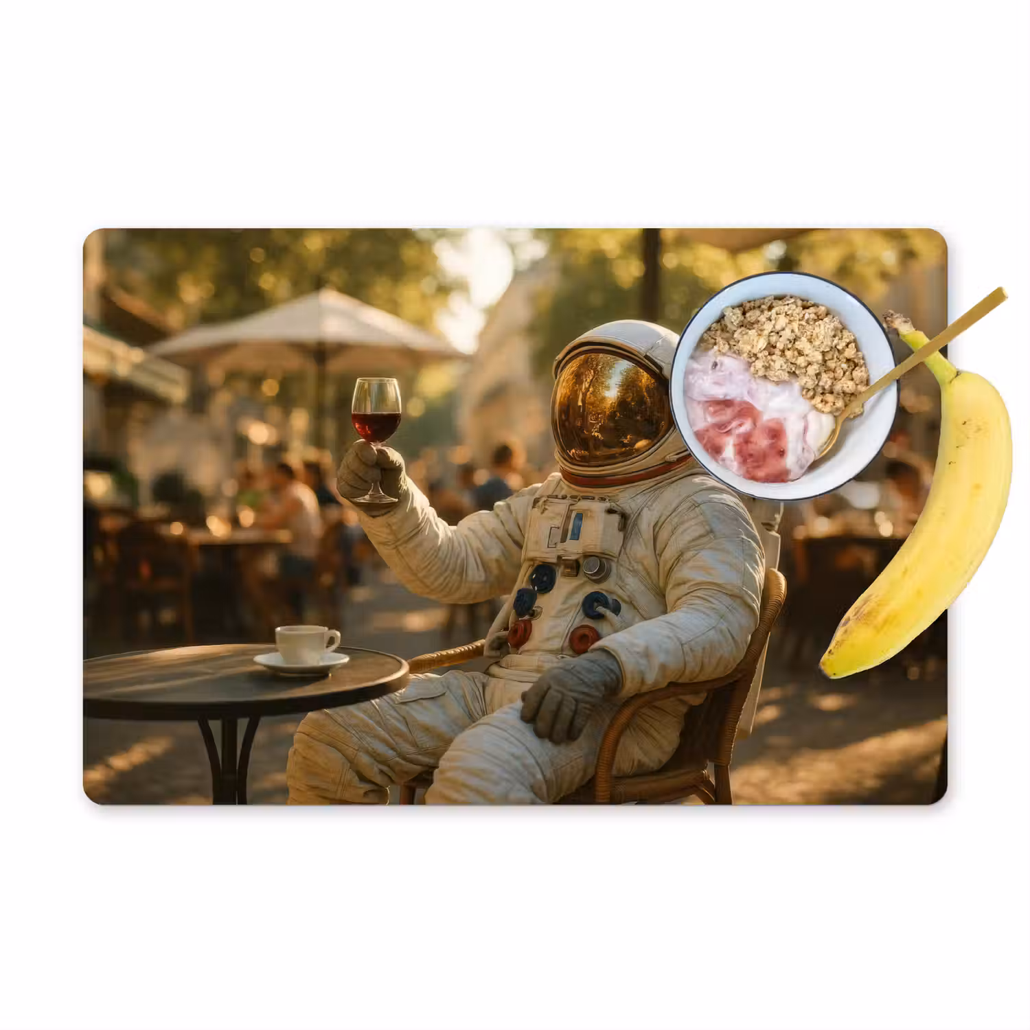 Wijn - Rood - Terras - Koffie Placemat vinyl groot -zzzproduct_Kitchenyeah-website