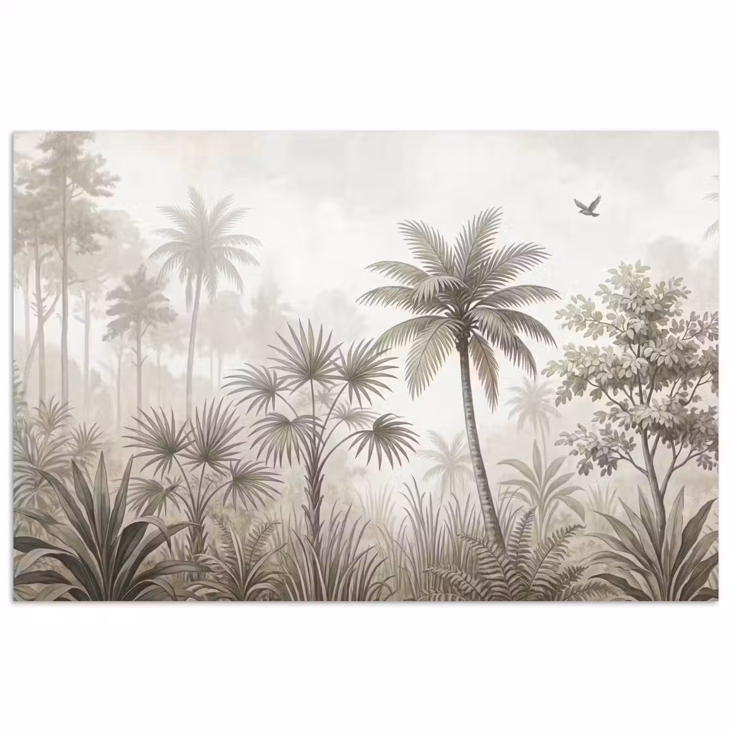 Jungle - Palmbomen - Natuur poster papier klein -3d