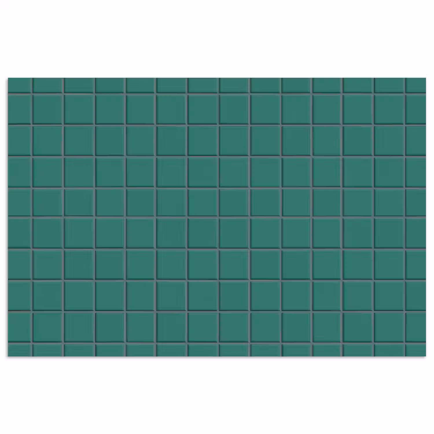 Patroon - Patroon - Smaragd poster papier klein 62 -3d