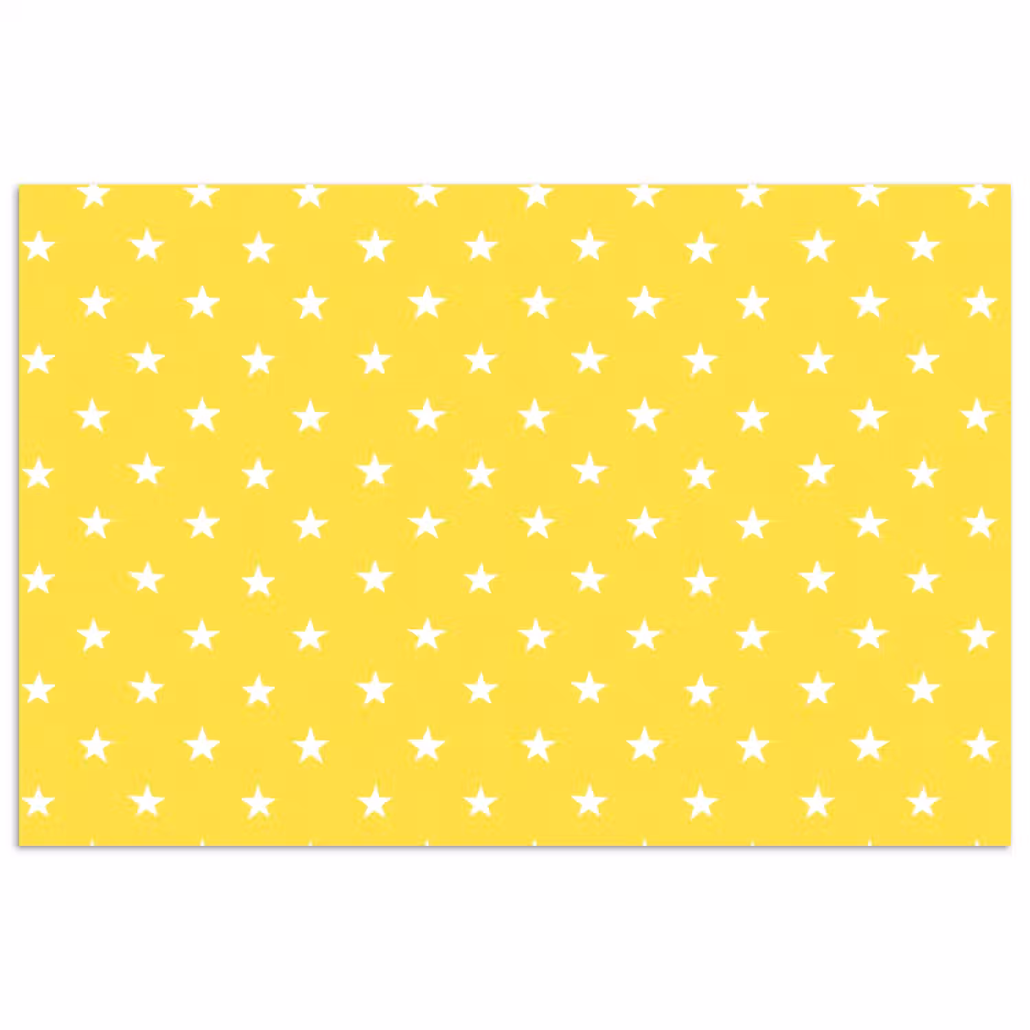Sterren - Patroon - Minimalistisch - Geel poster papier klein 62 -3d